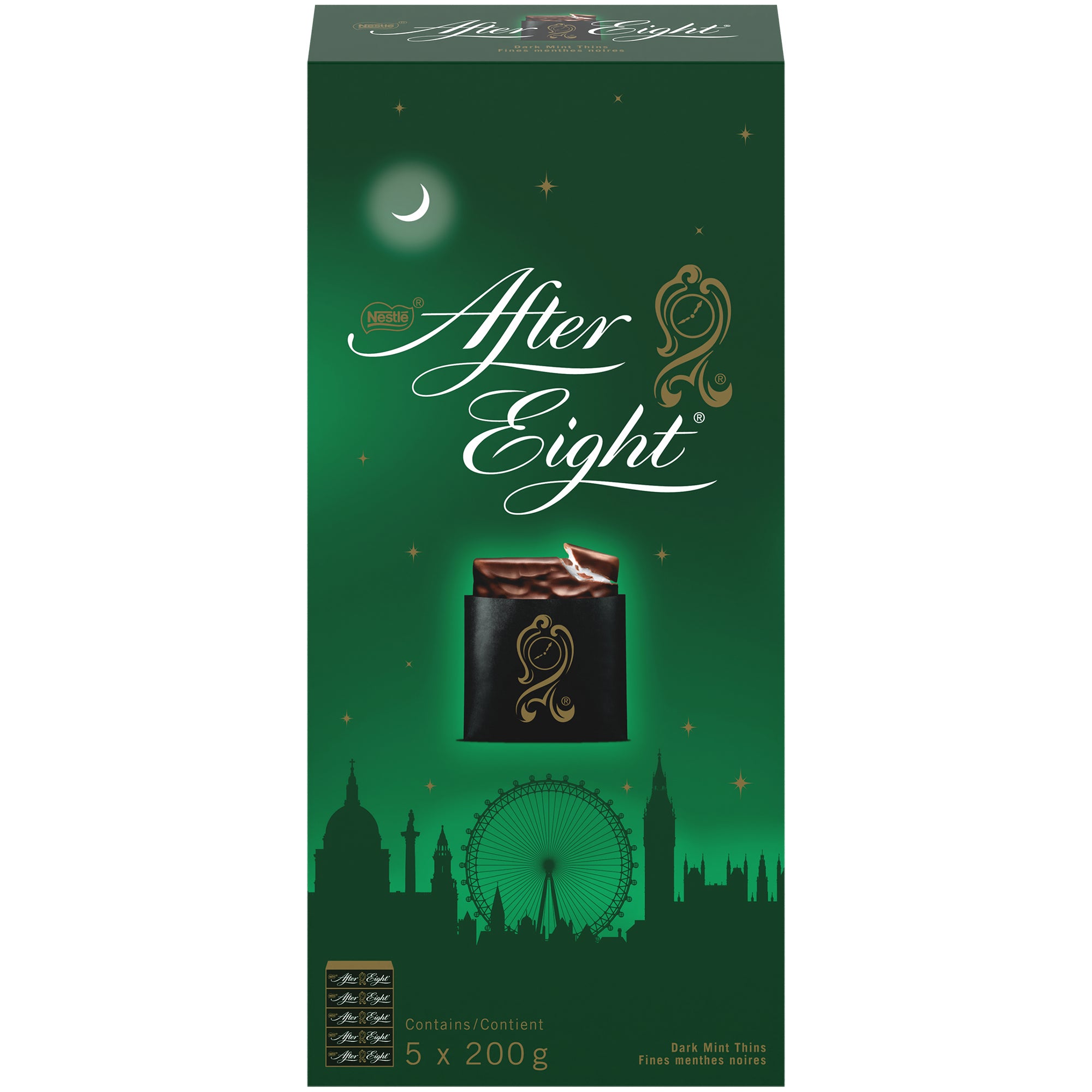 【ChocoM8　】 Nestle After Eight Dark Mint Thins, 5x200g | Costco