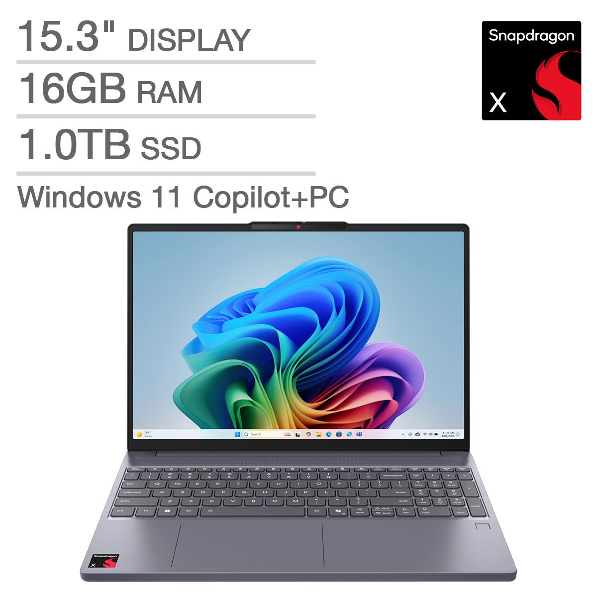 Lenovo IdeaPad Slim 3x 15.3" Touchscreen Copilot+ PC
