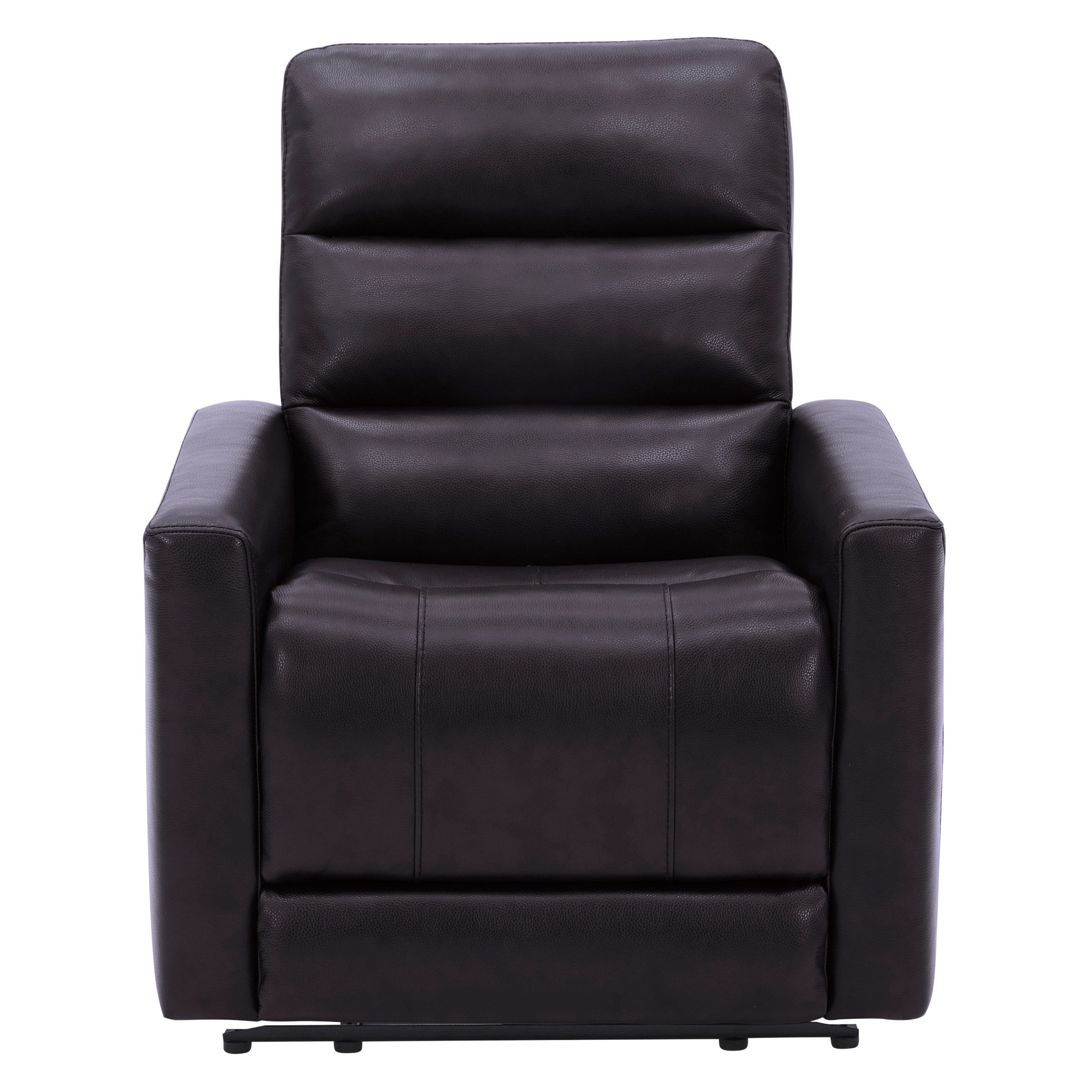 Gilman Creek top-grain leather dual power recliner