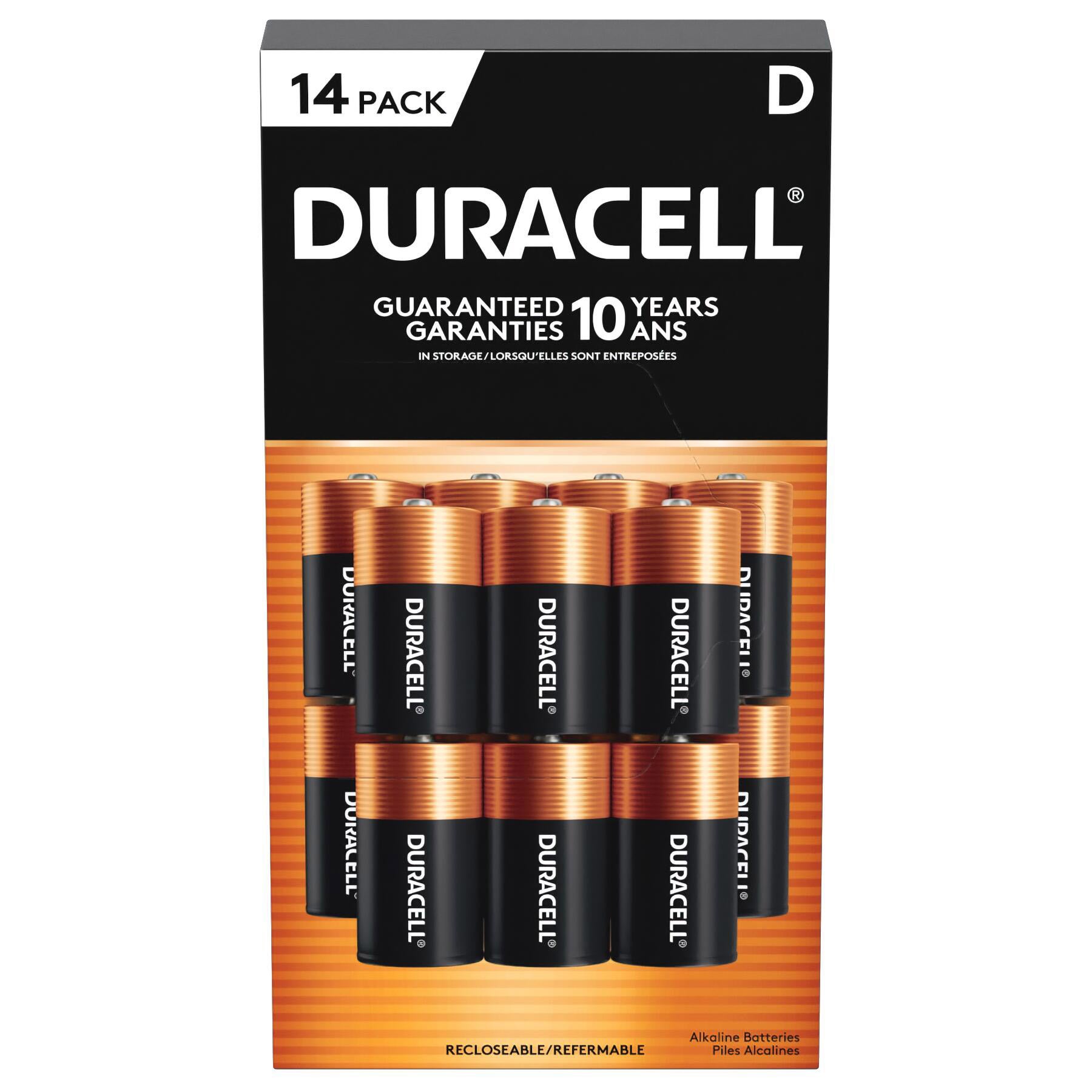 Duracell Alkaline Batteries D 
