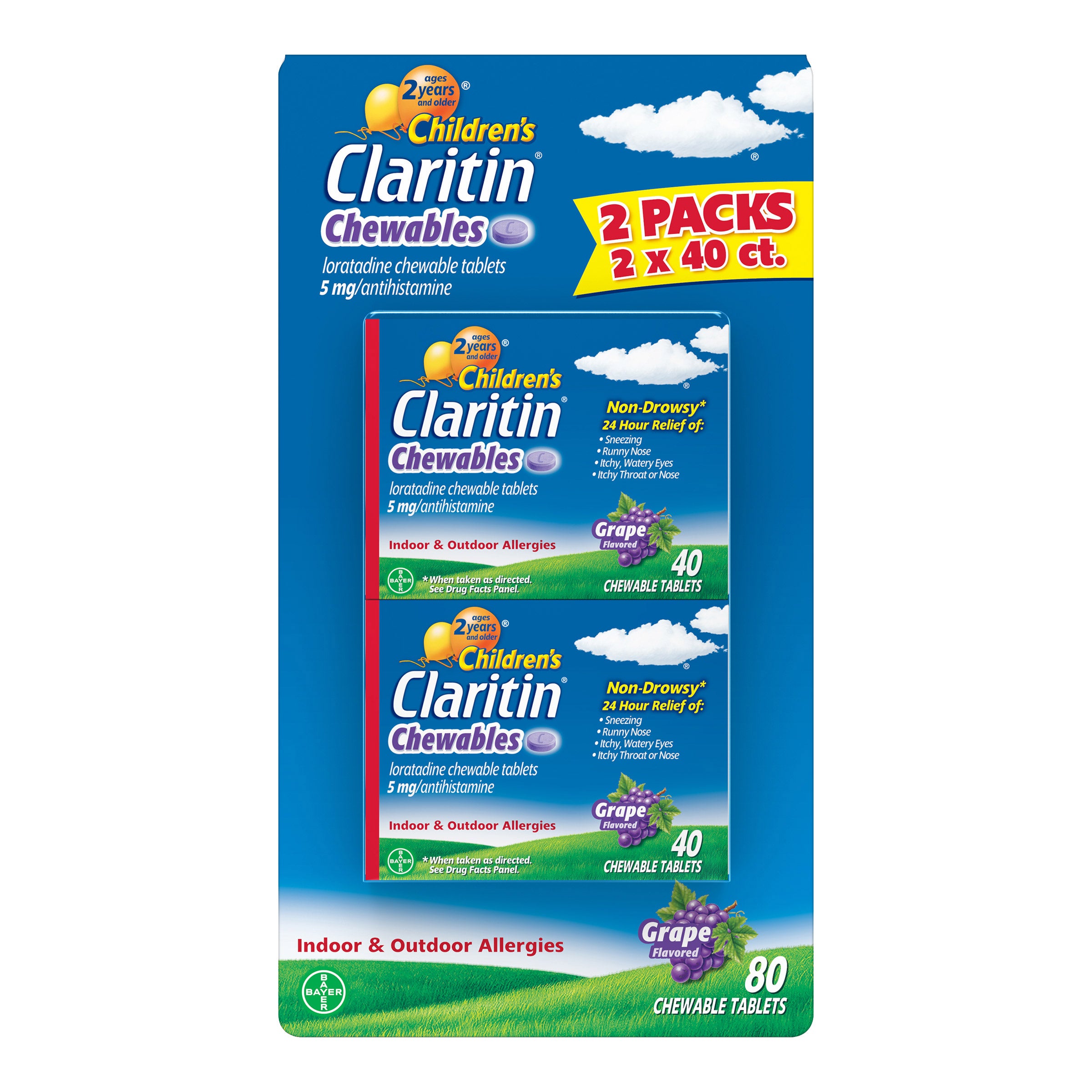 Claritin Children's Grape Chewables 