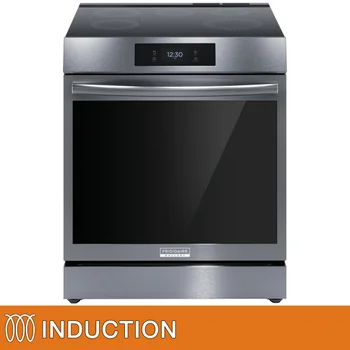 Frigidaire Gallery 30 in. 6.2 cu.ft Slide-in Induction Front Control Range with Air fryer and Total Convection
