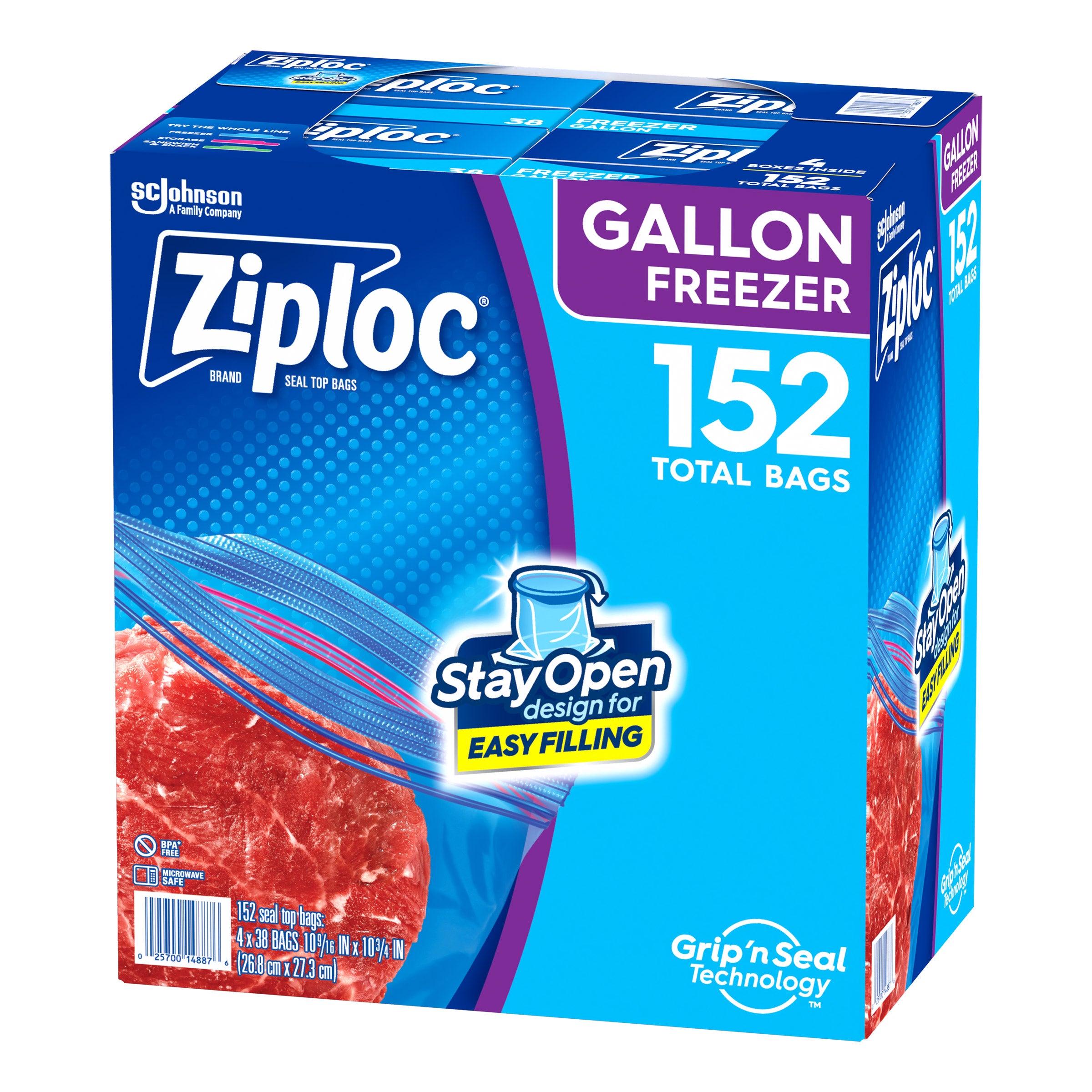 Ziploc Freezer Gallon Bags