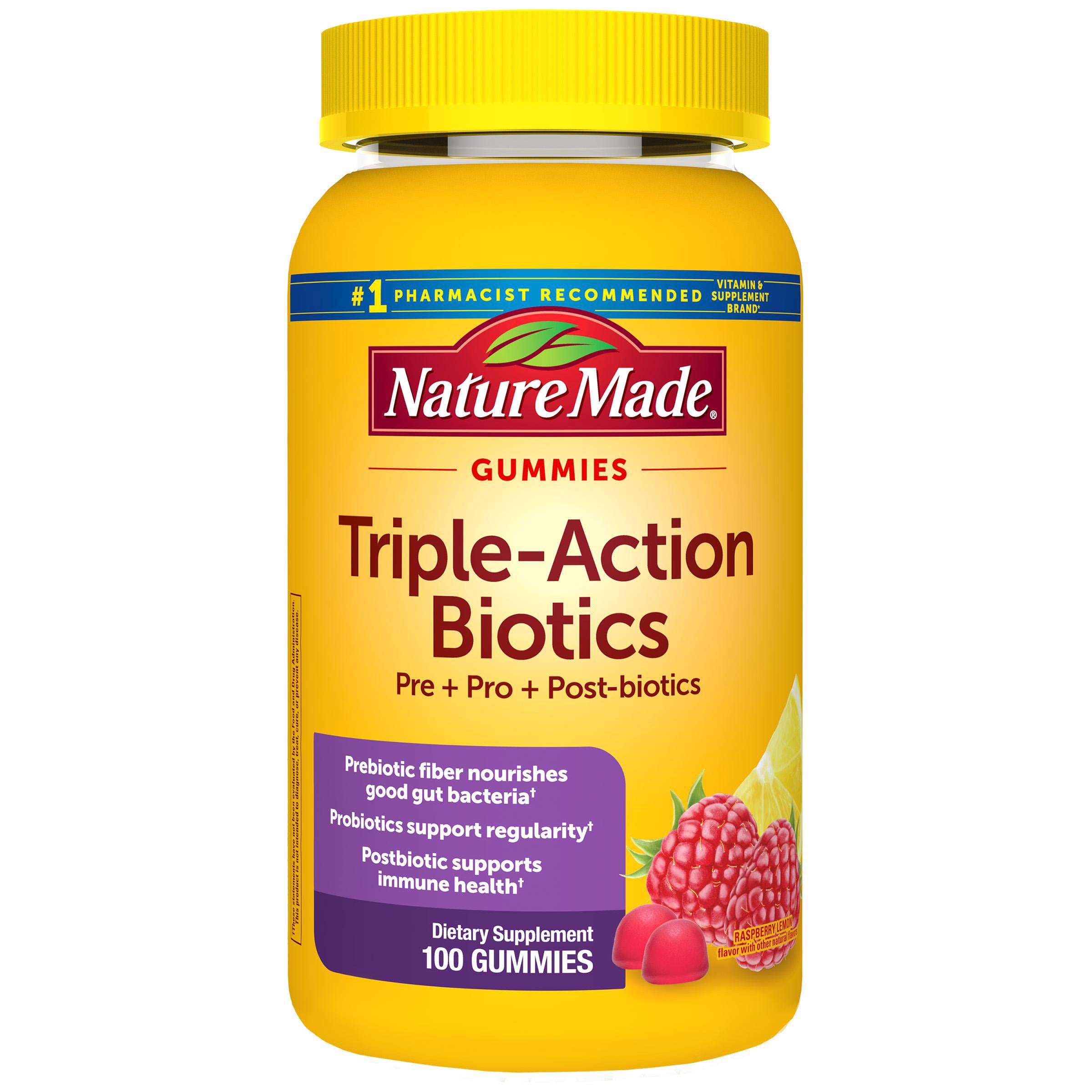 Nature Made Triple-Action BioticsGummies