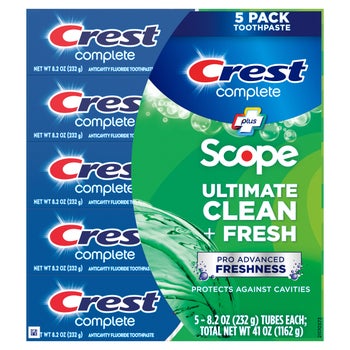 Crest Complete + Scope Advanced Active Foam Toothpaste