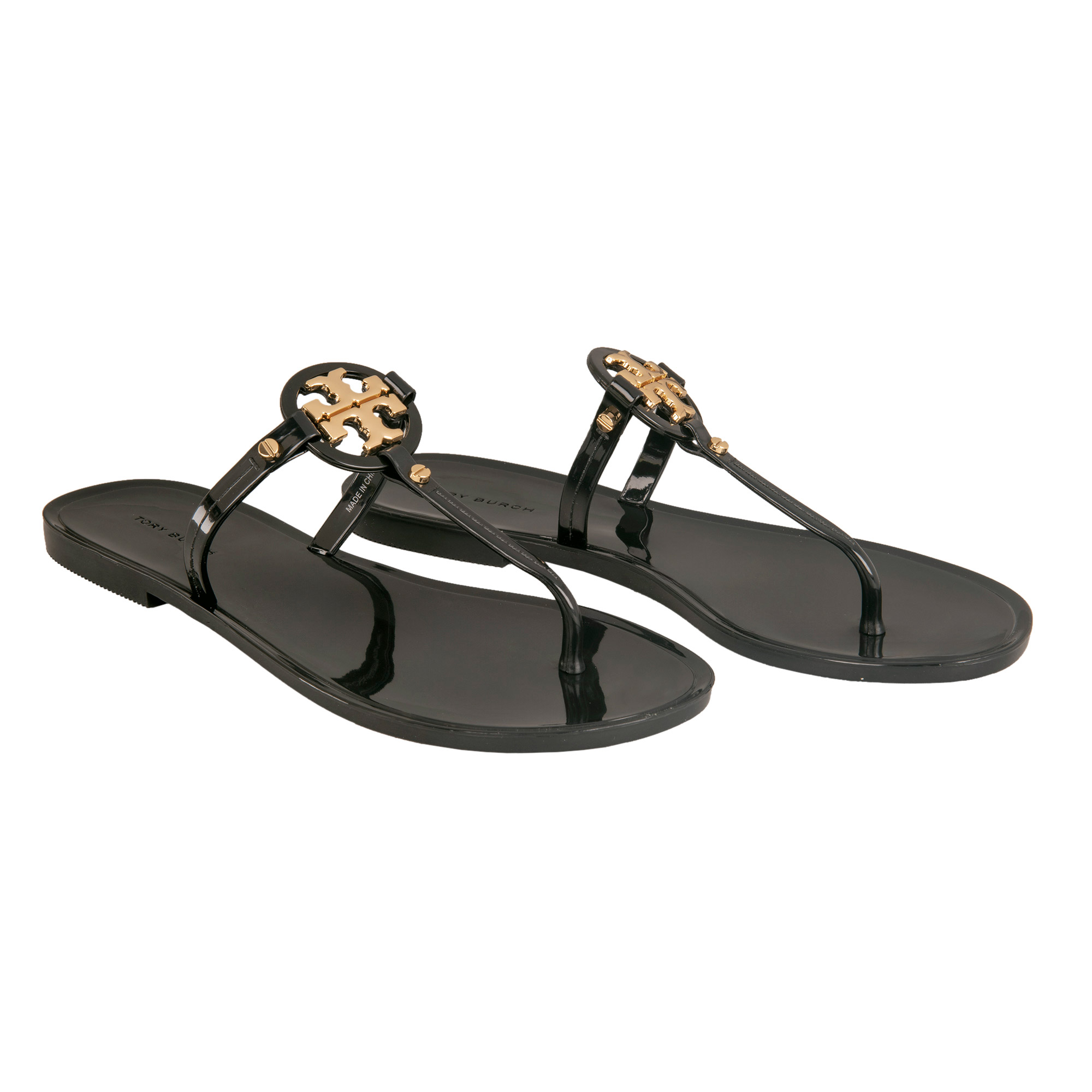 【Tory Burch】MINI MILLER ジェリーサンダル 黒 Tory Burch Mini Miller Jelly Sandals | Black | FARFETCH