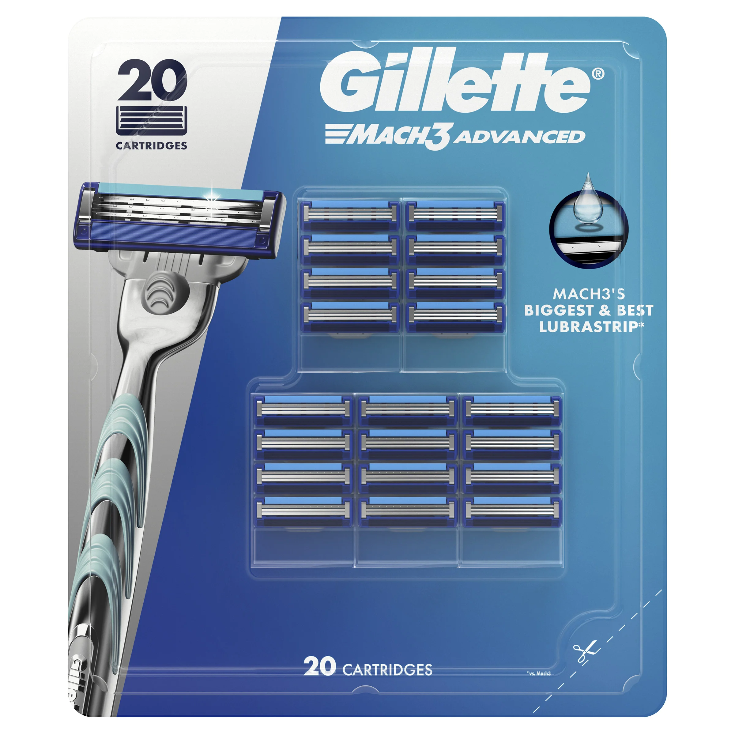 Gillette Mach3 Advanced Cartridge Refills