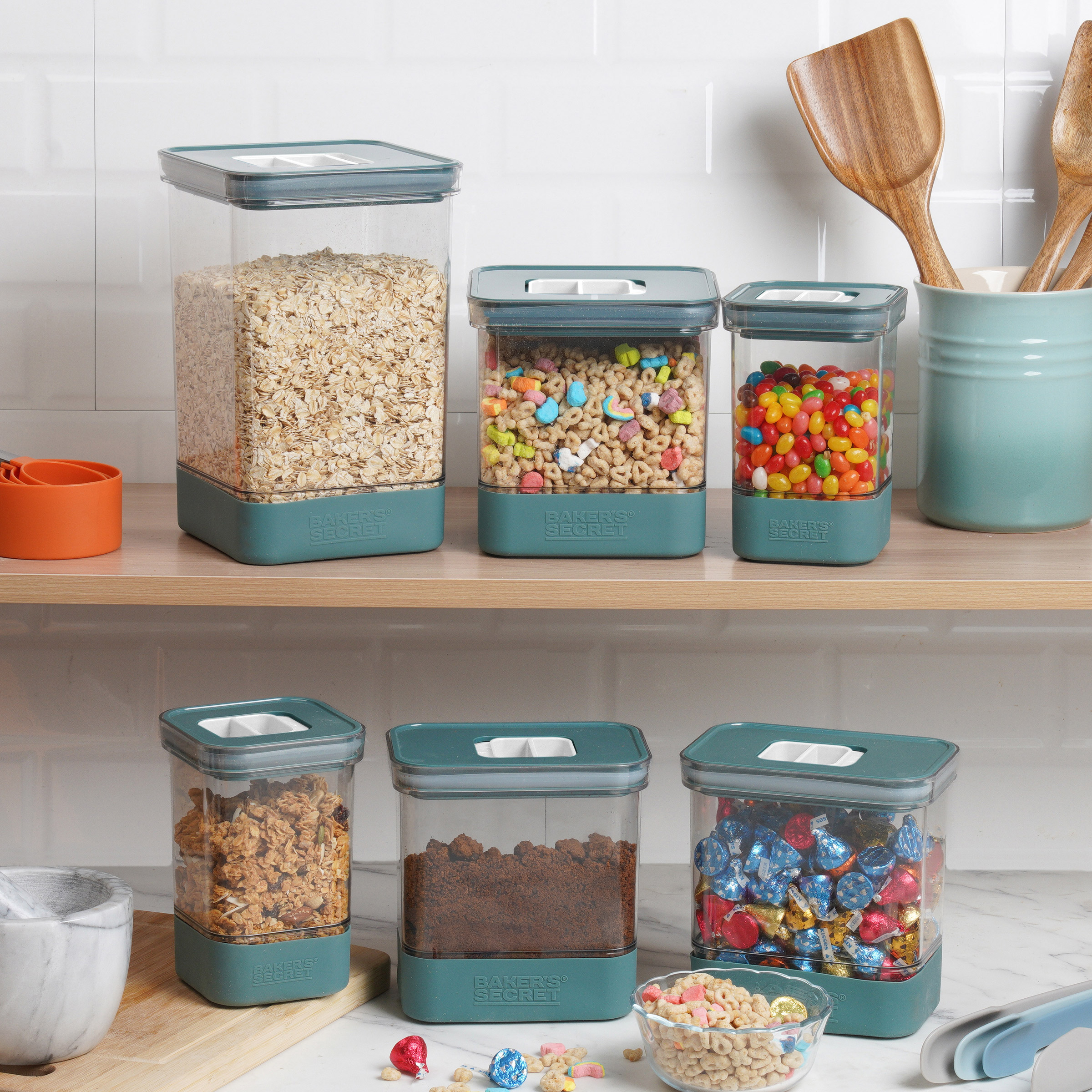 Baker's Secret Food Storage Container Set, 12-piece