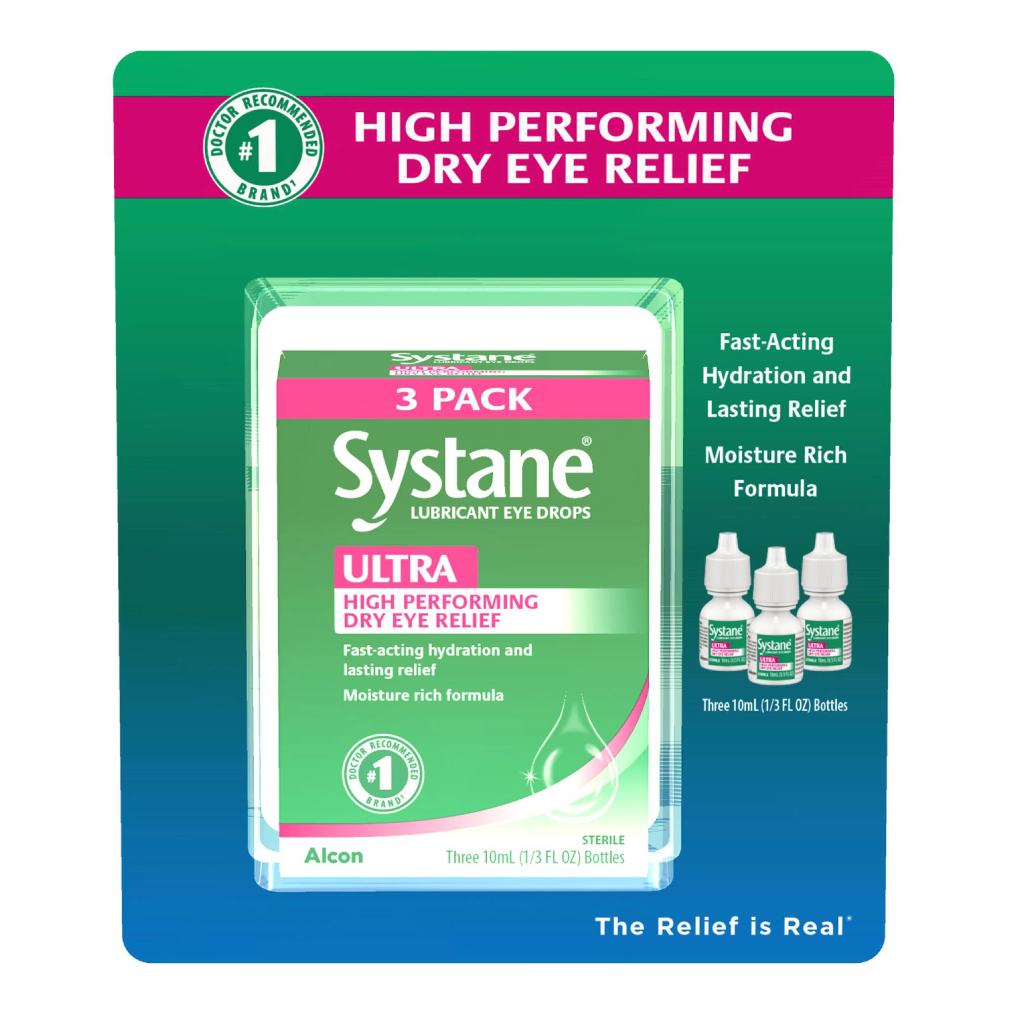 Systane Ultra Lubricant Eye Drops 