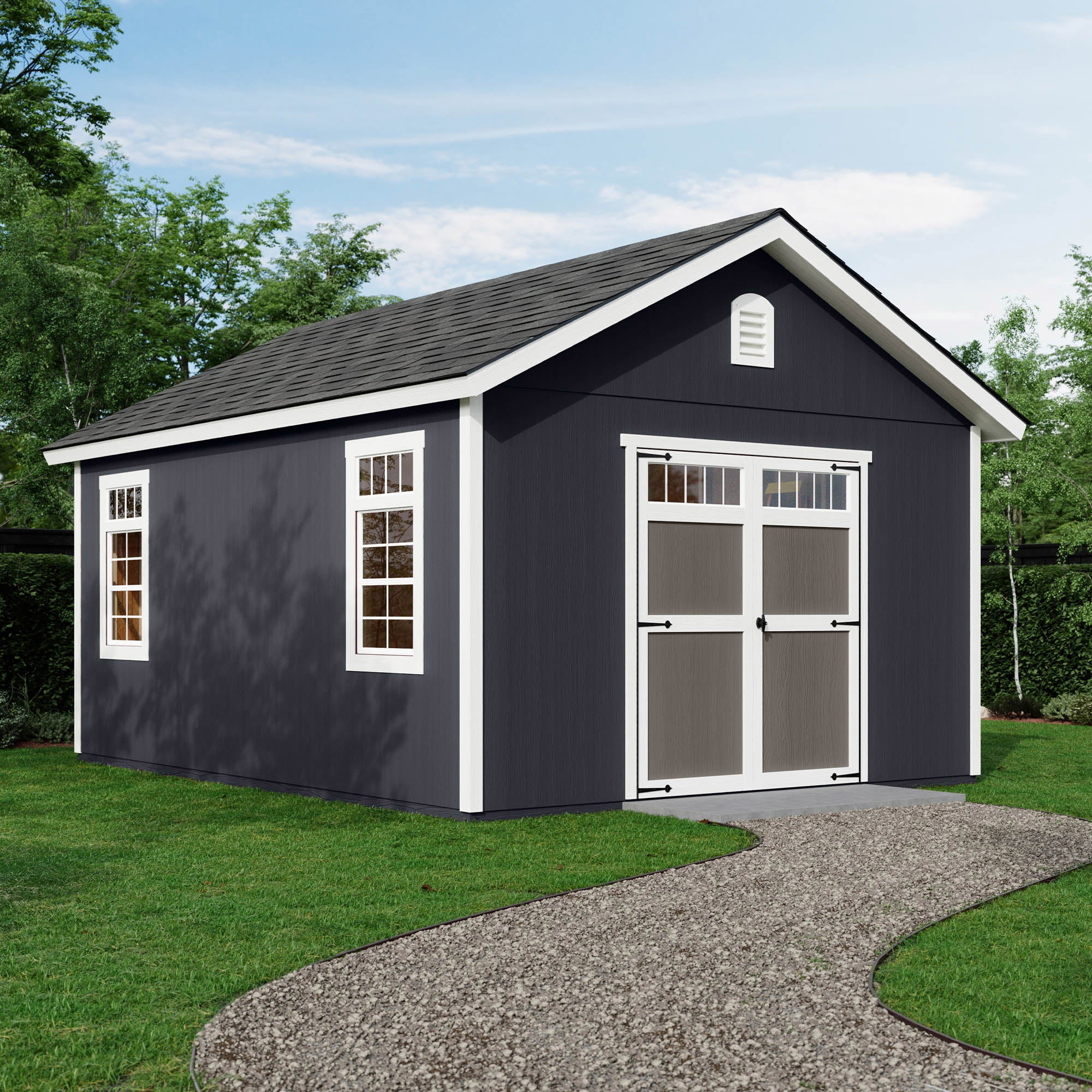 Yardline Piermont Wood Storage Shed,  Do It Yourself or Installed