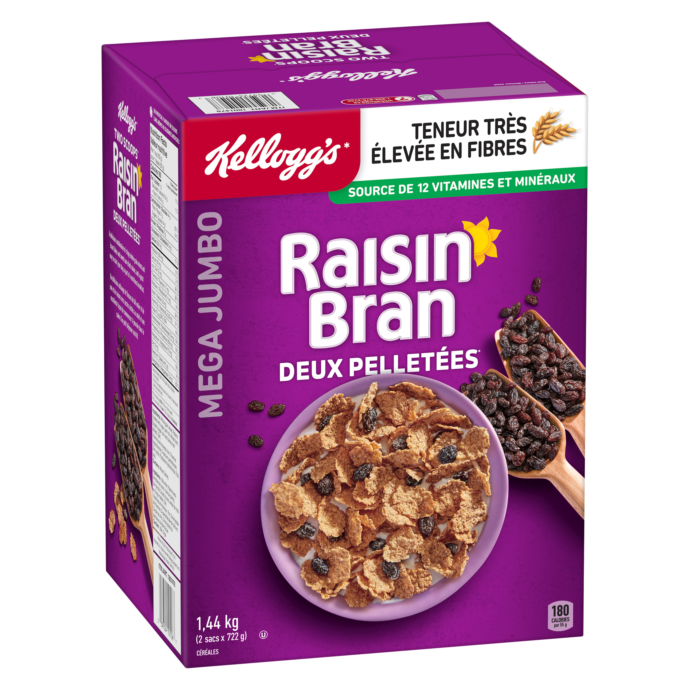 Kellogg's Raisin Bran, 1.44 kg