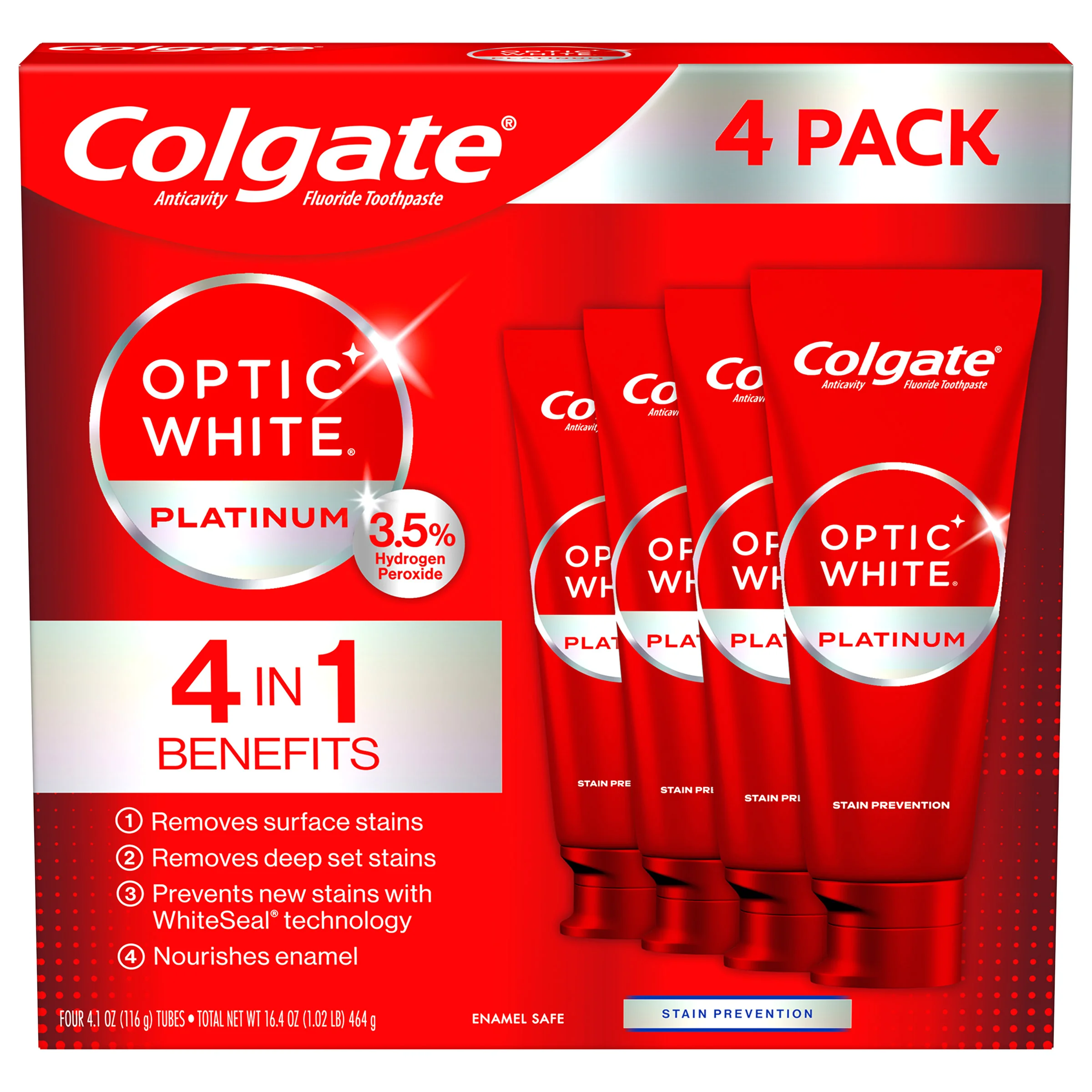 Colgate Optic White Platinum Toothpaste