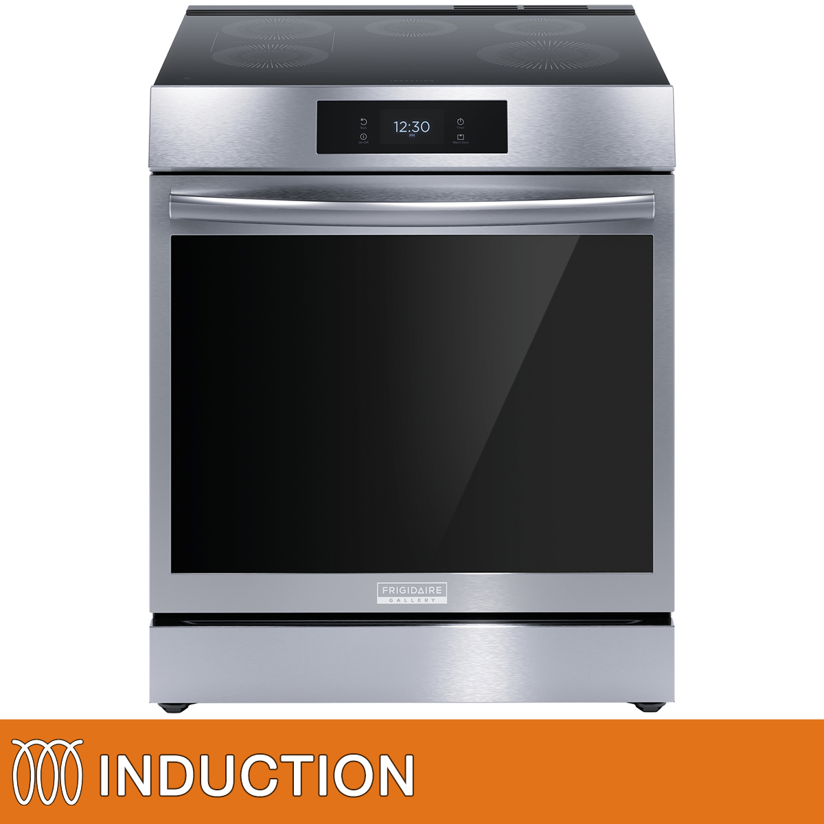 Frigidaire Gallery 30 in. 6.2 cu.ft Slide-in Induction Front Control Range with Air fryer and Total Convection