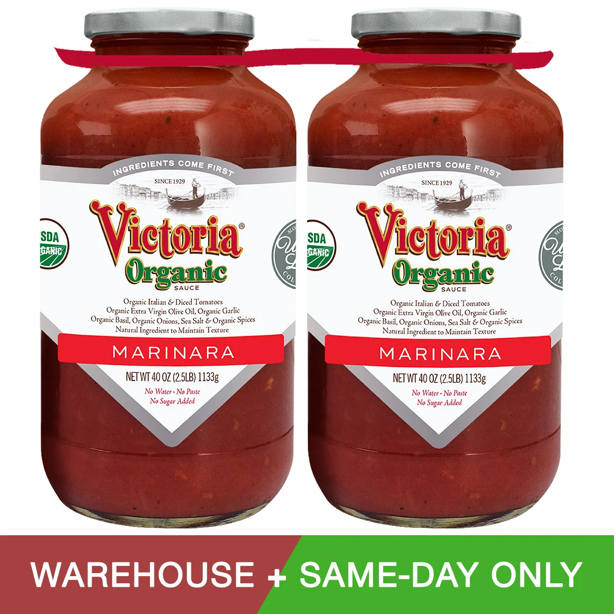 Victoria White Linen OR Organic Marinara Sauce