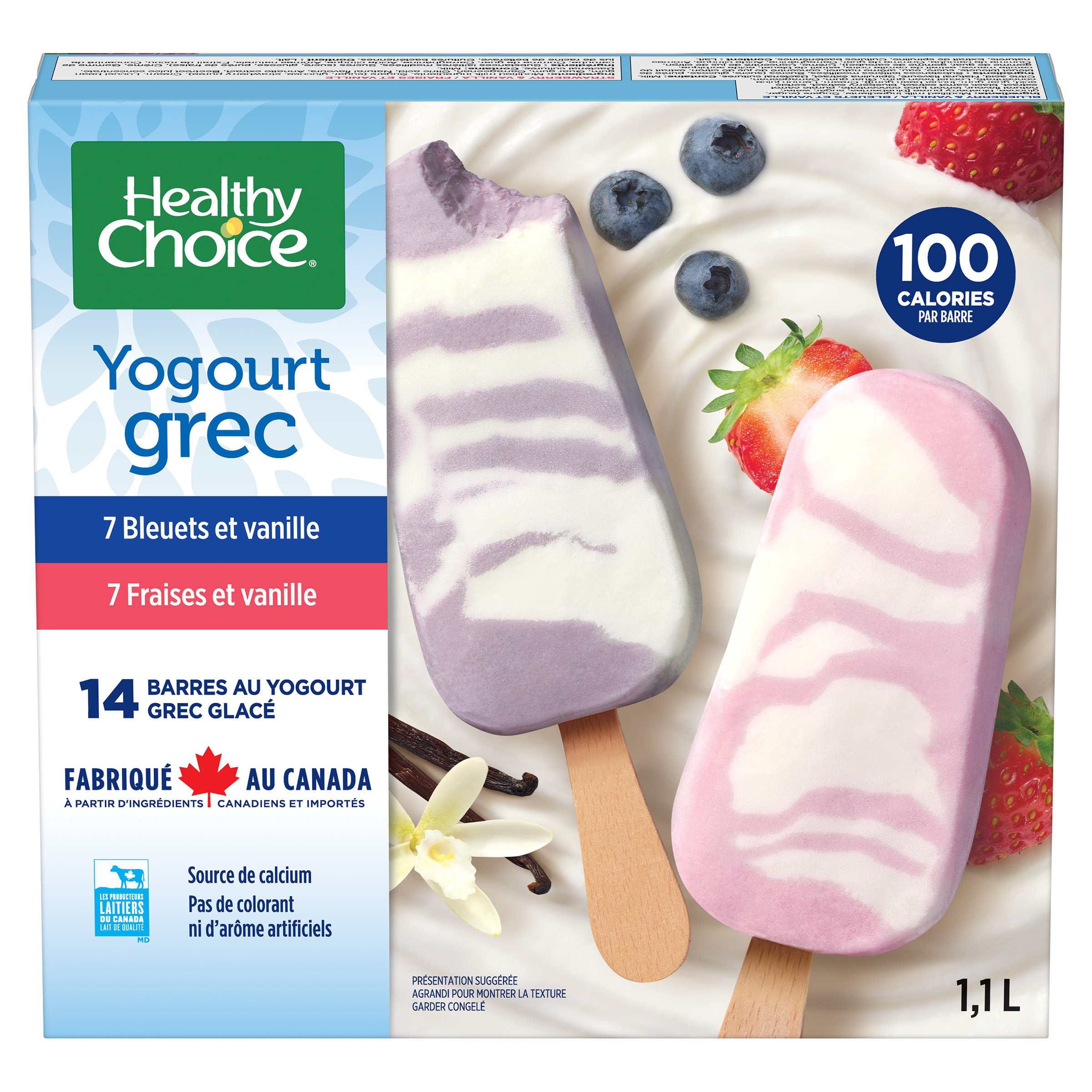 Healthy Choice Greek Yogurt Bars 14 x 80 ml