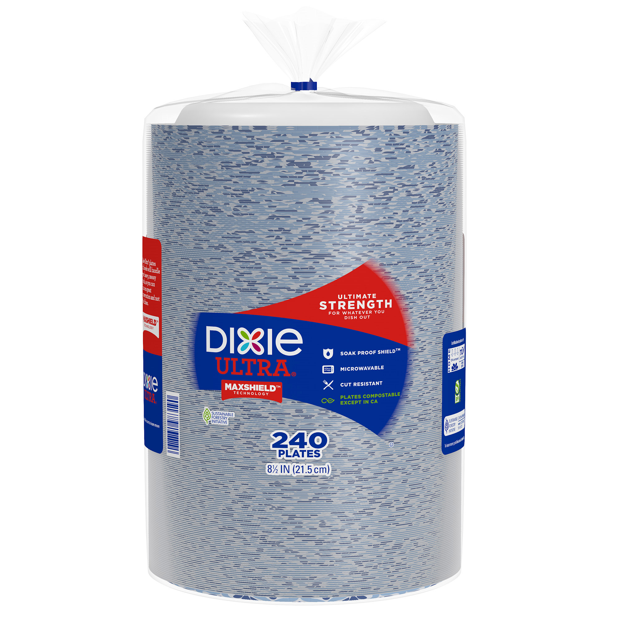 Dixie Ultra Paper Plate, 8-1/2