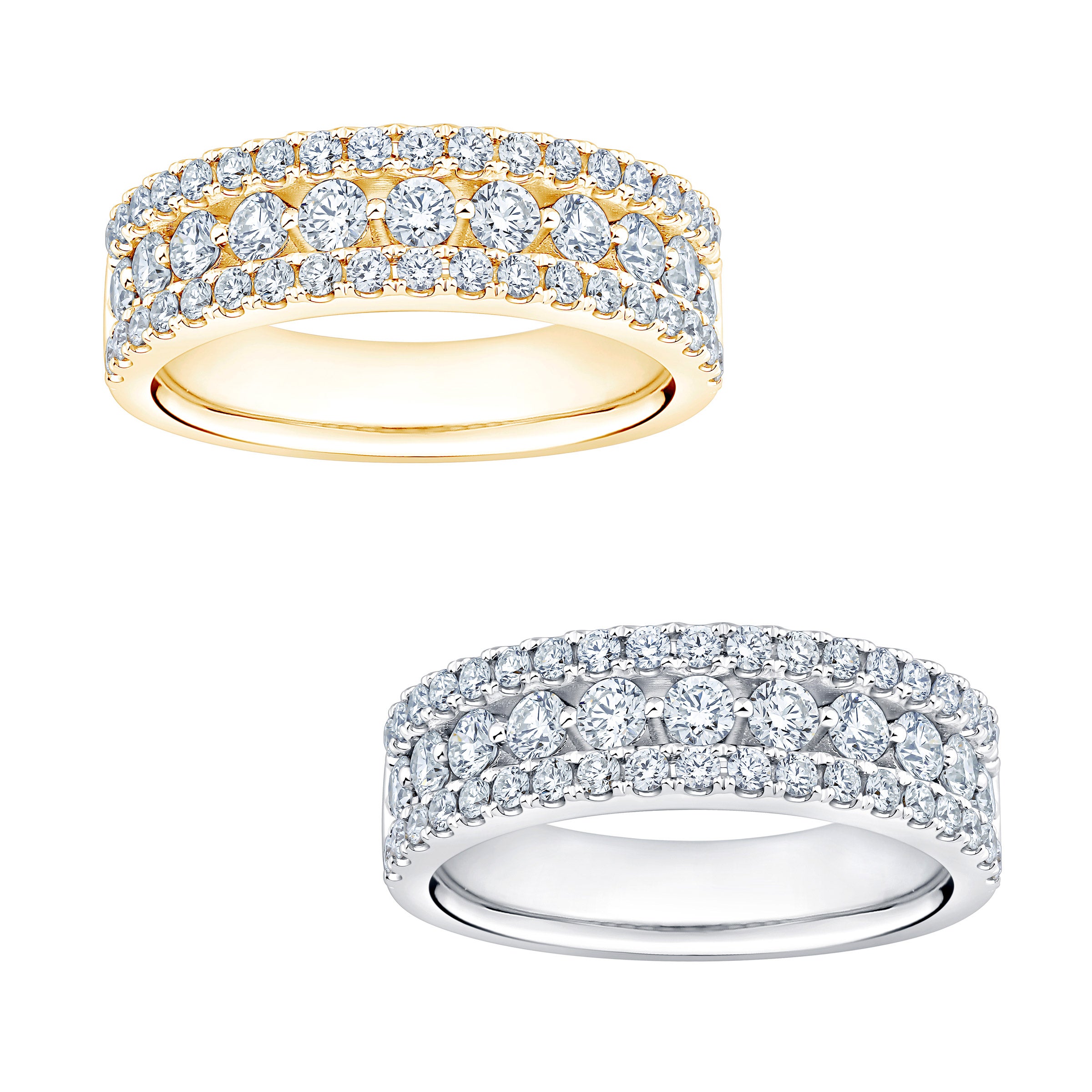 Round Brilliant 1.00 ctw Diamond Band