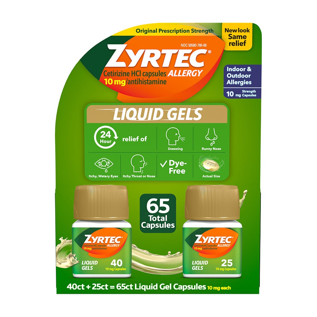 Zyrtec Liquid Gels