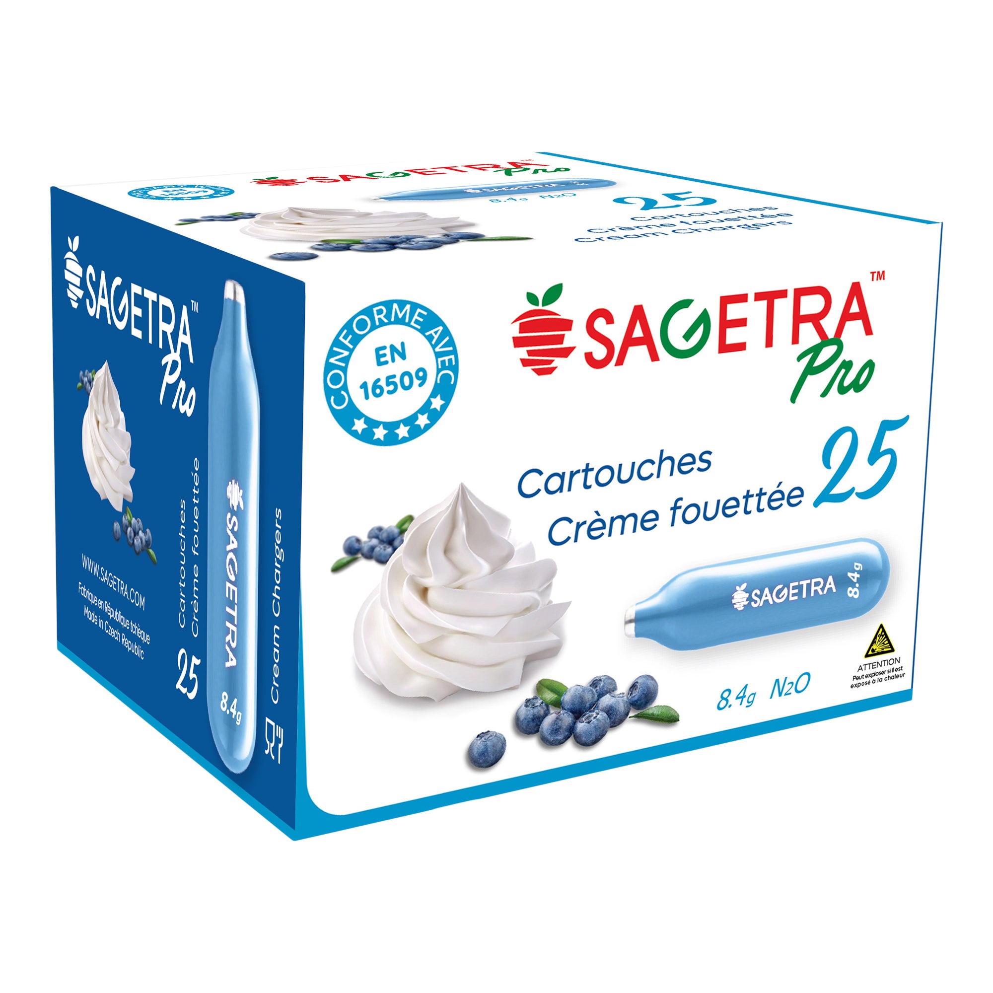 Sagetra N2O Chargers, Pack of 25 | Costco
