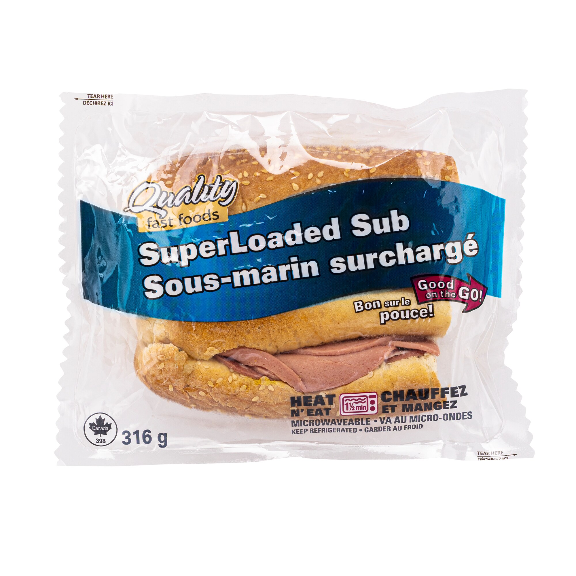 Quality Fast Food SuperLoaded Sub, 12 × 316 g