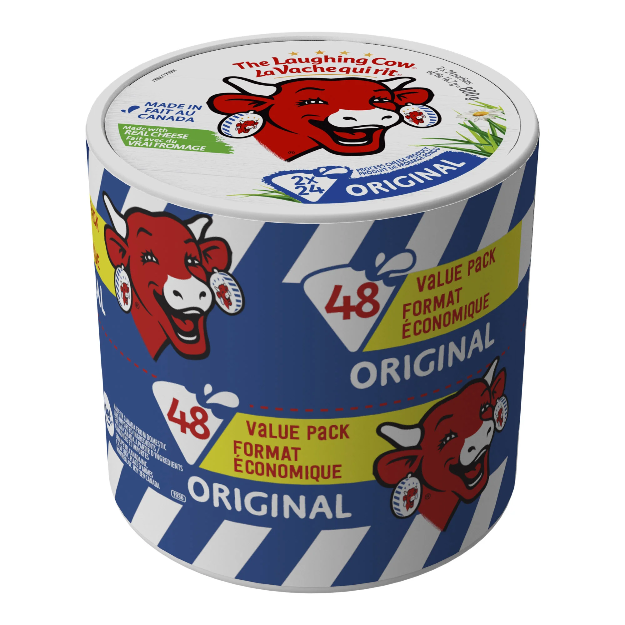 The Laughing Cow original cheese snack