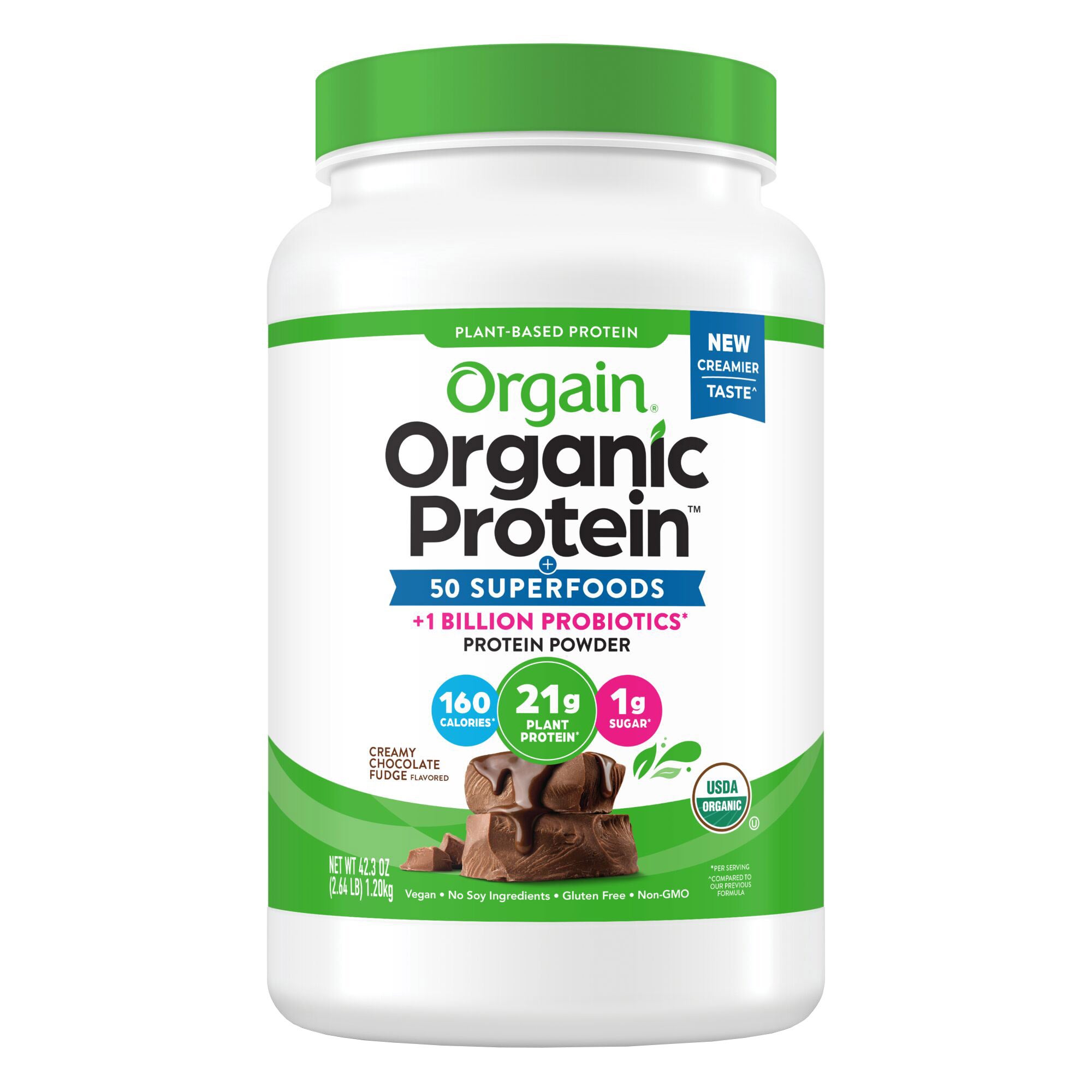 Orgain Organic Protein + Superfoods Plant Based Protein Powder