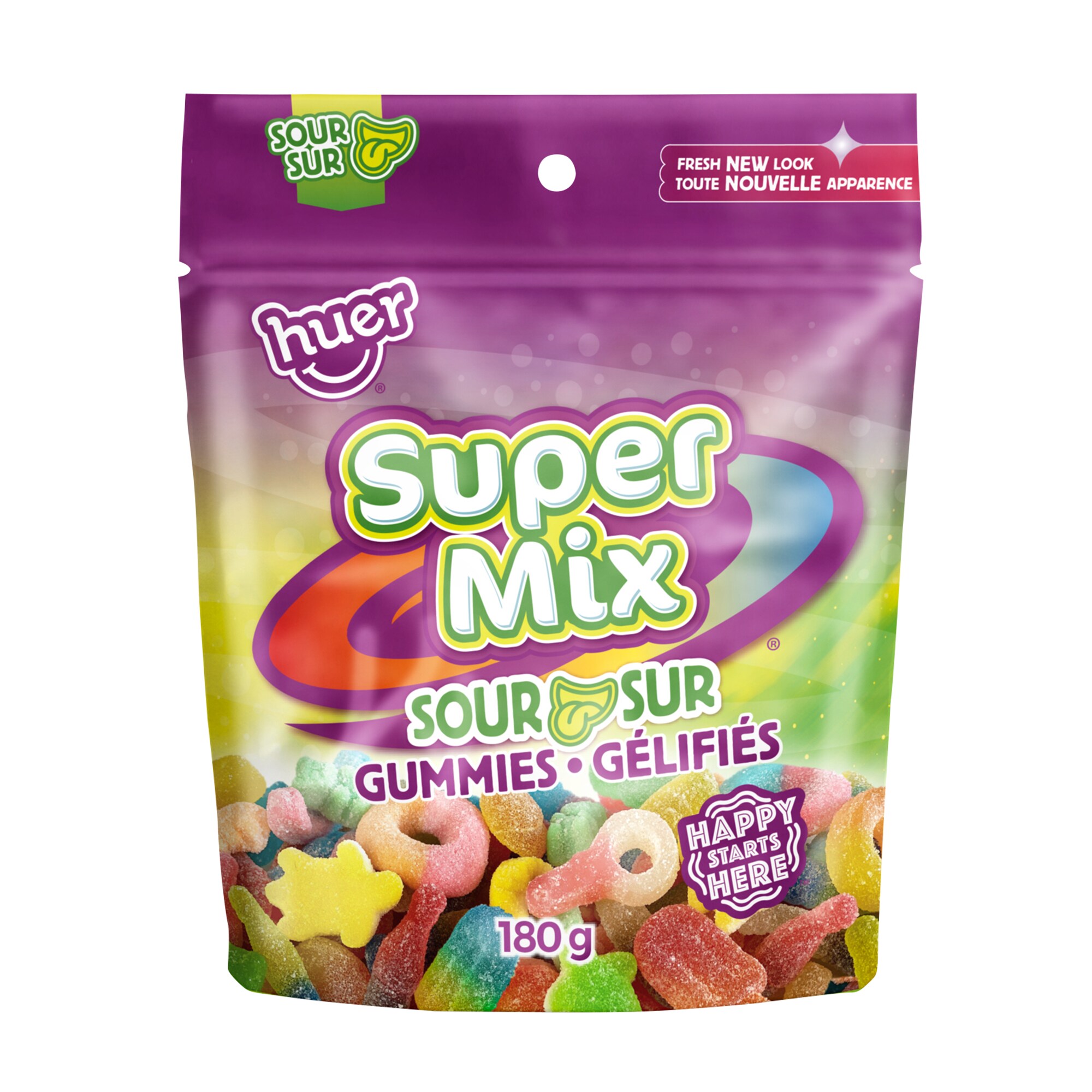 Huer Super Mix Sour Gummies 12 x 180 g