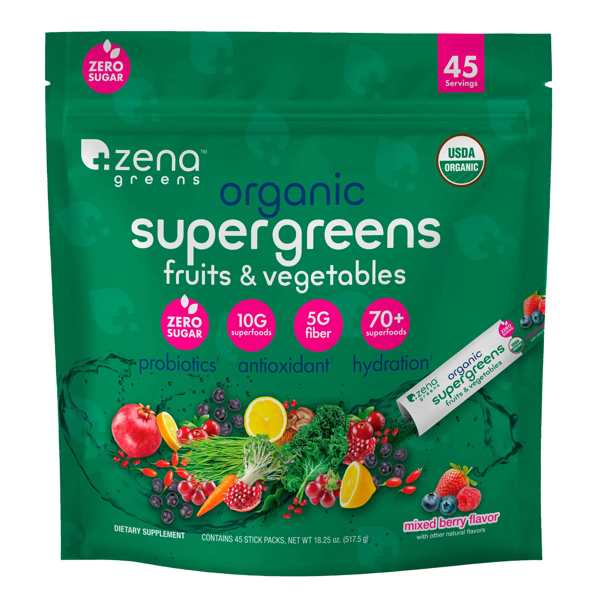 Zena Organic Supergreens 