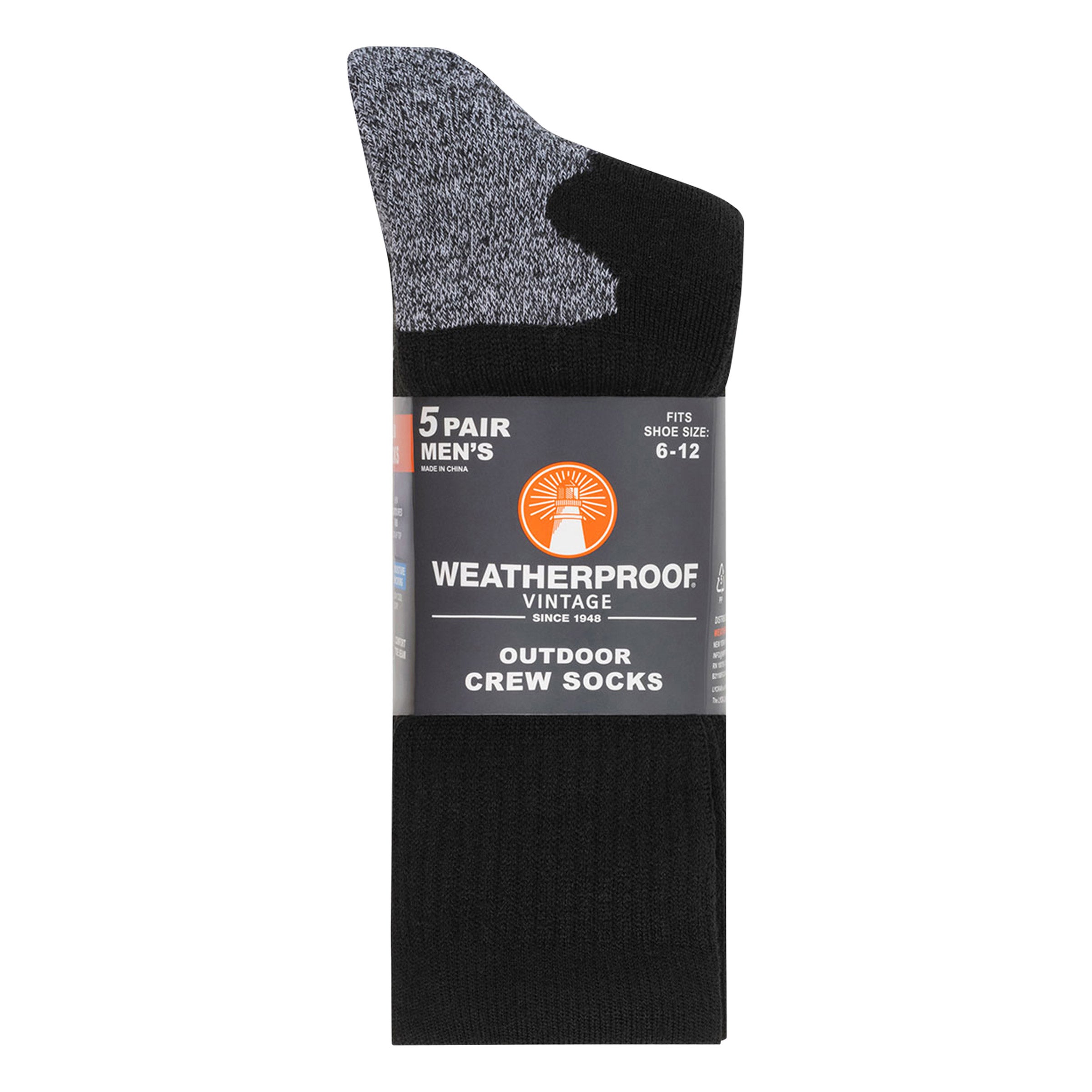 Weatherproof Vintage Men’s Crew Socks