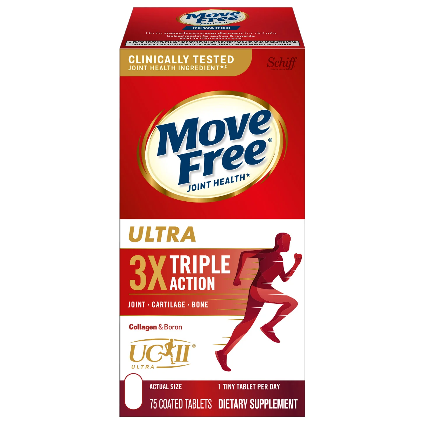 Schiff Move Free Ultra Triple Action Joint Supplement