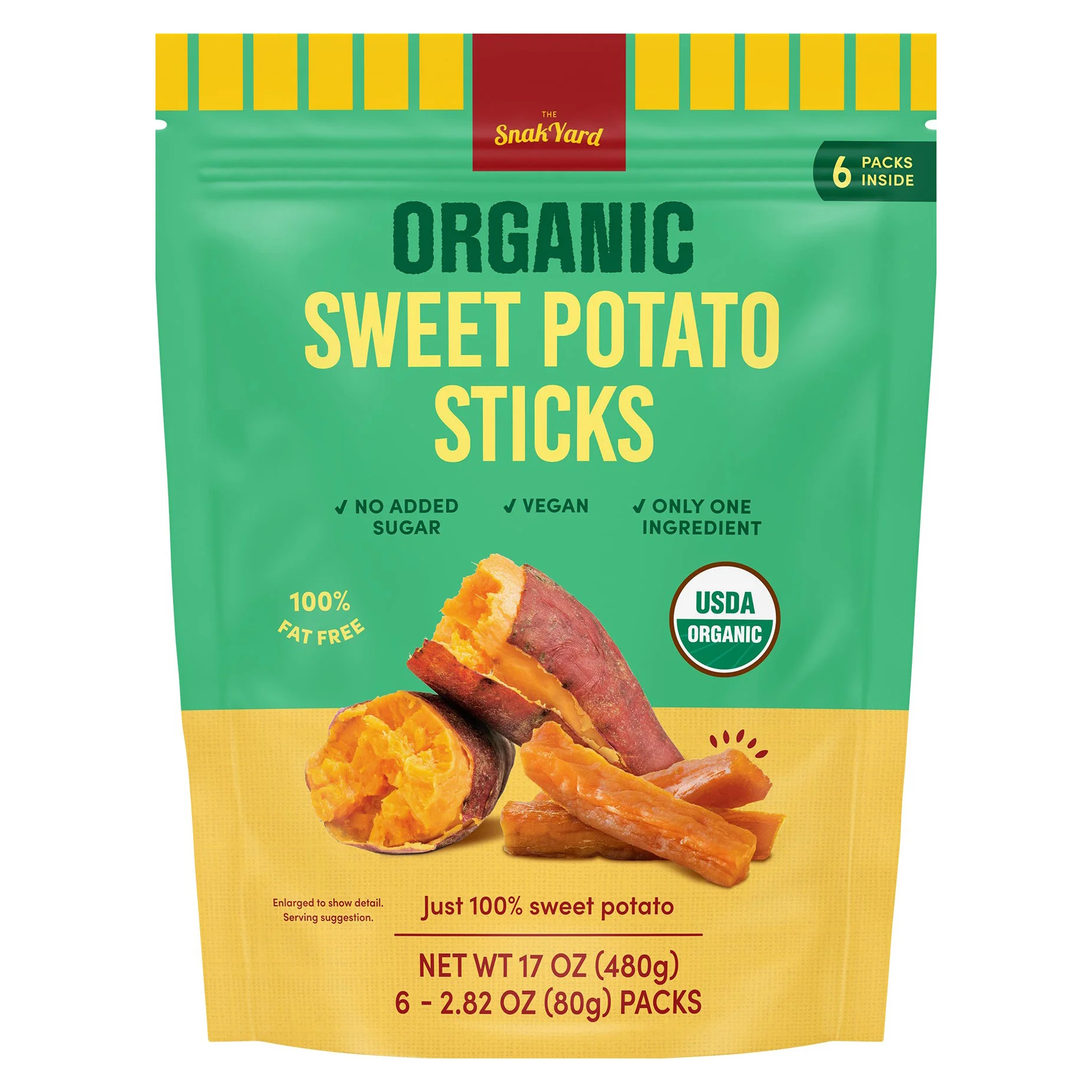 SnakYard Organic Sweet Potato Sticks
