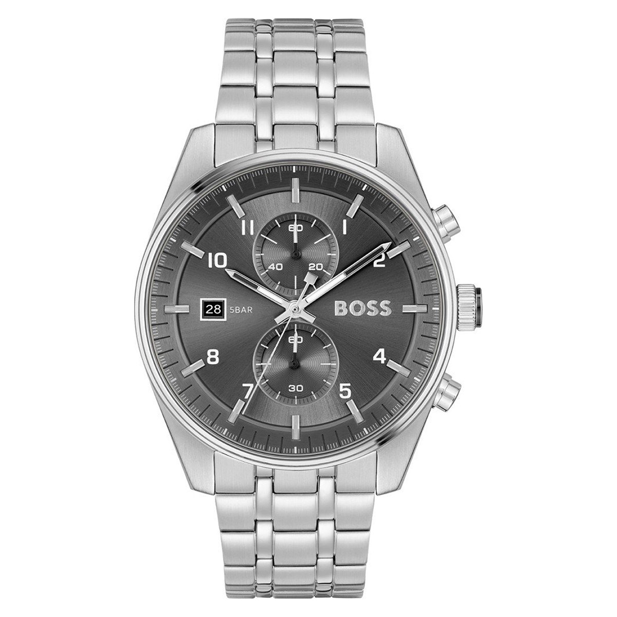 Hugo Boss Skytraveller Grey Dial Men's Watch | Costco