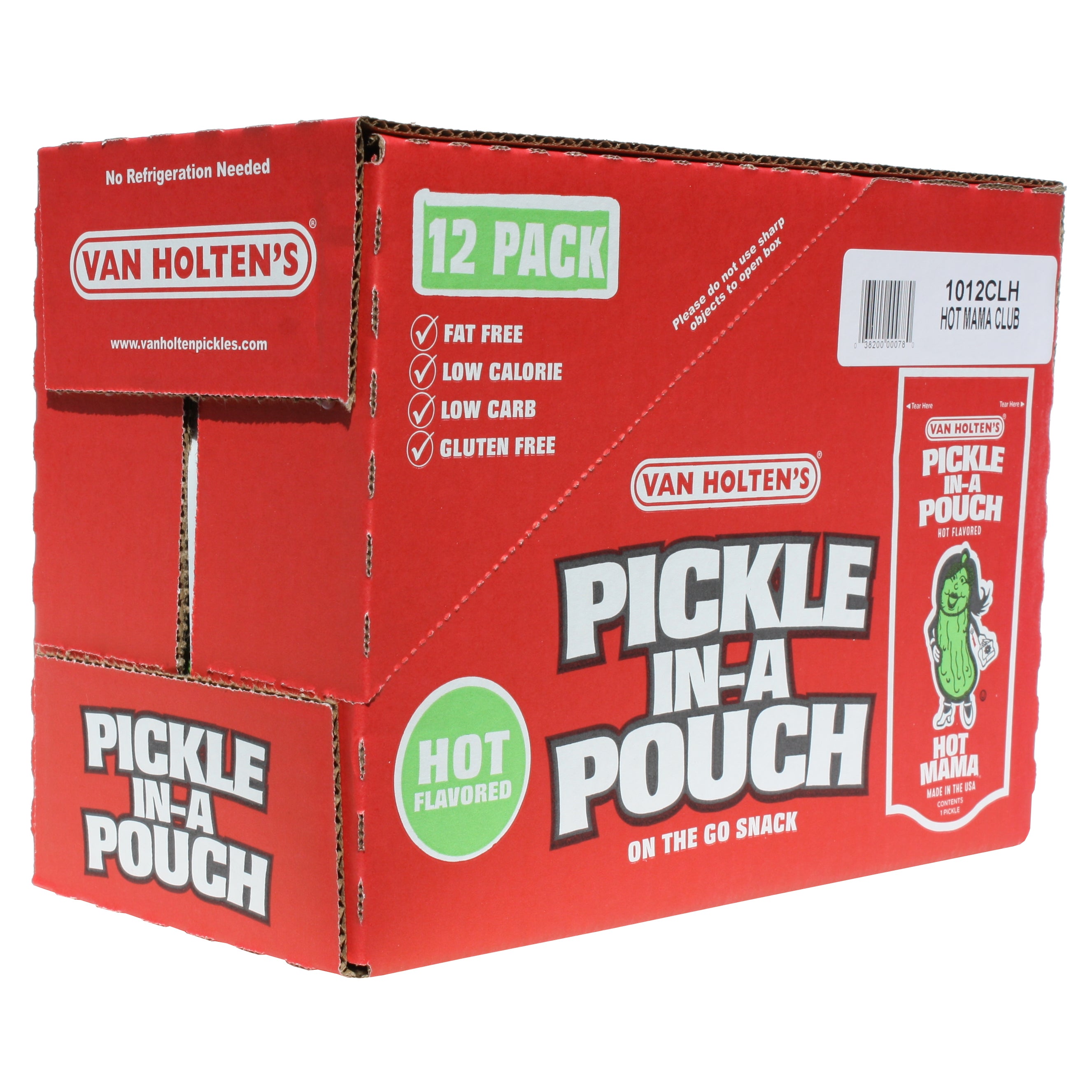 Van Holten's Pickle In-A Pouch, Hot Mama, 12 ct | Costco