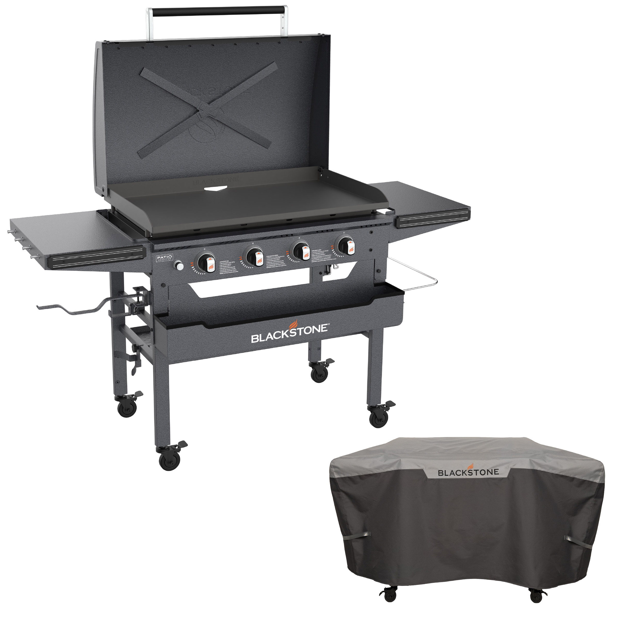 Blackstone 36” Omnivore Griddle with Hood and Soft Cover