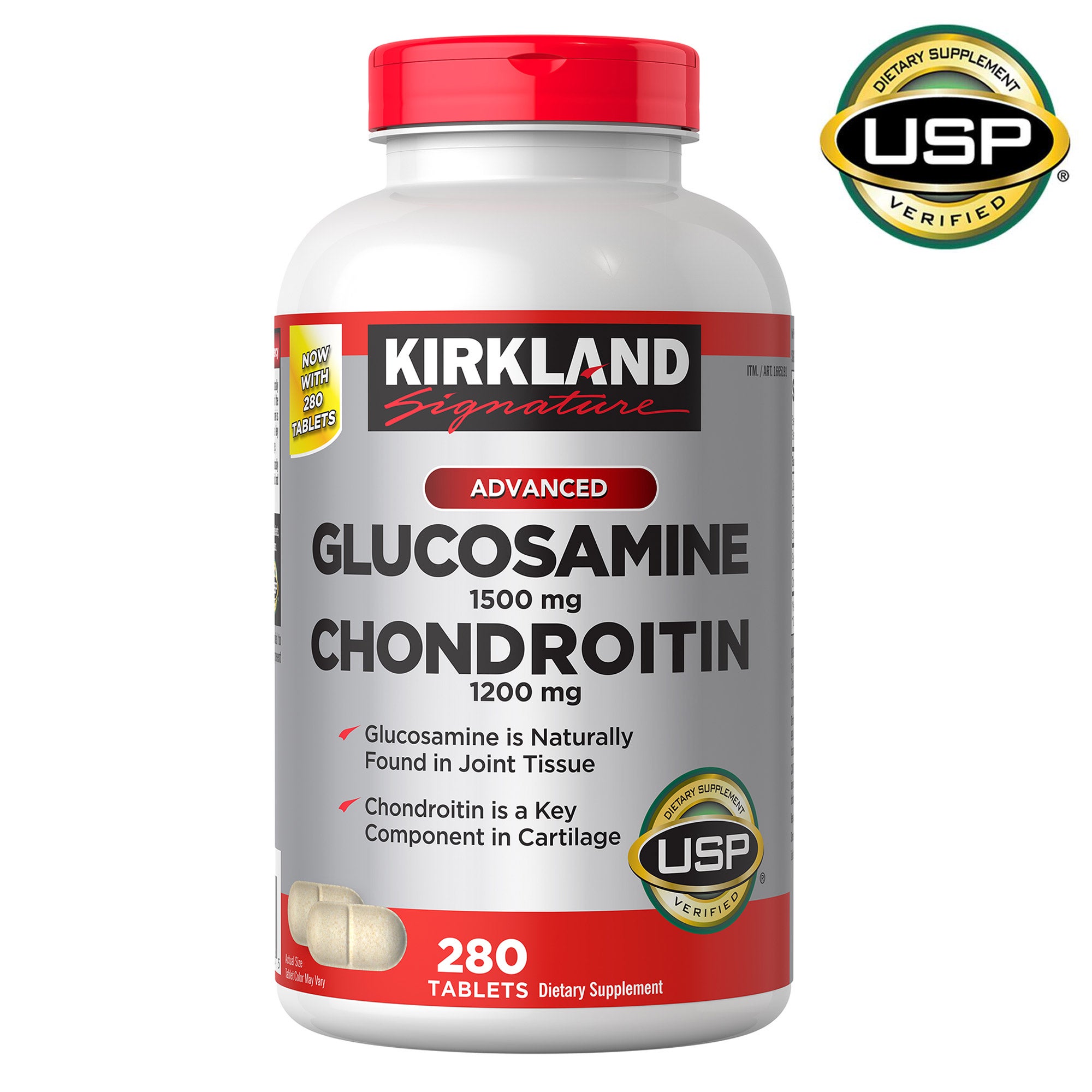 Kirkland Signature 1500 mg Glucosamine + 1200 mg Chondroitin