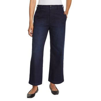 Ella Moss Women's Wide Leg Crop Pant