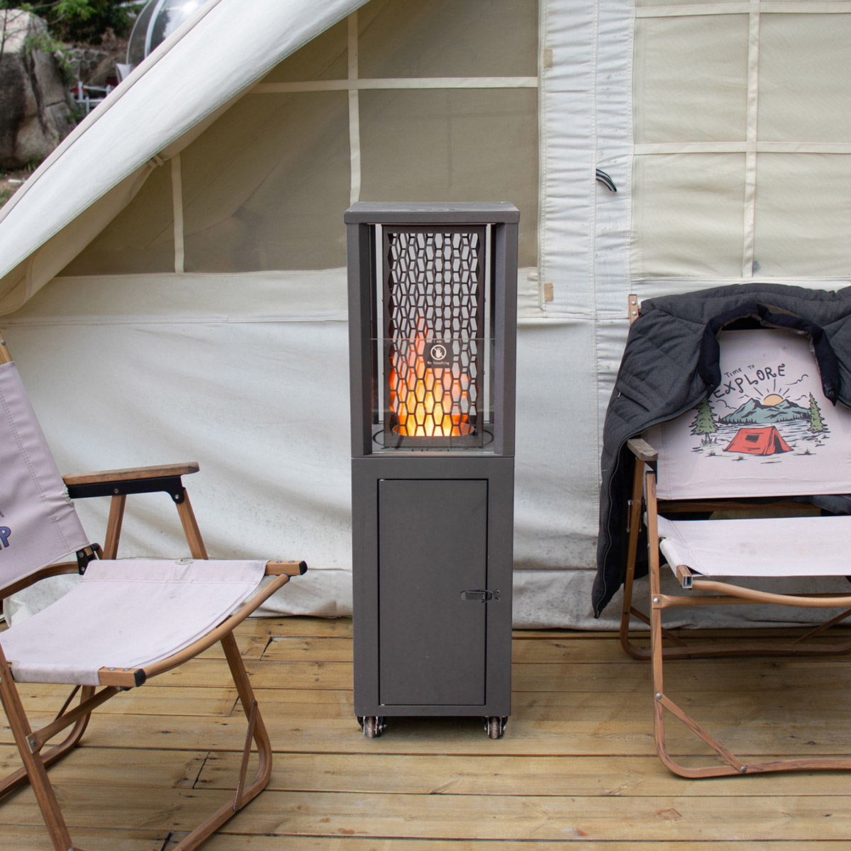 EnerG+ Outdoor Wood Pellet Patio Heater