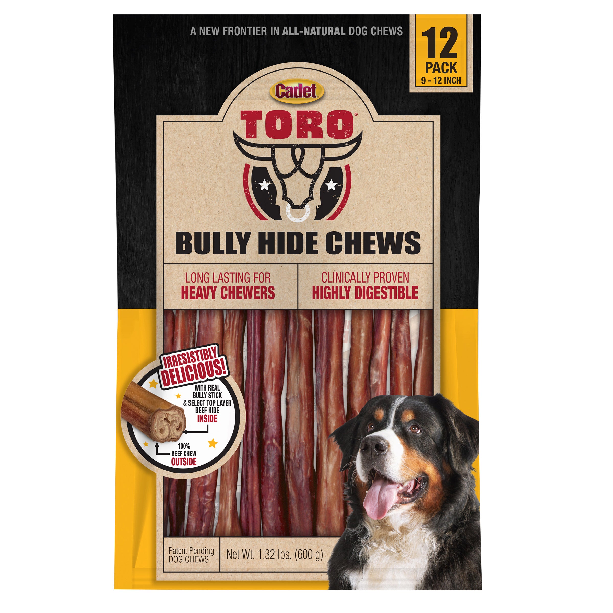 Cadet TORO Bully Hide Dog Chews