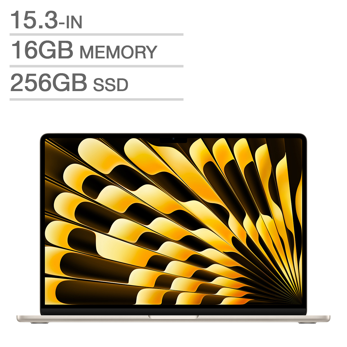 Apple MacBook Air 15.3 in., Apple M3 Chip – 16 GB RAM, 256 Apple MacBook Air 15.3 in., Apple M3 Chip – 16 GB RAM, 256
