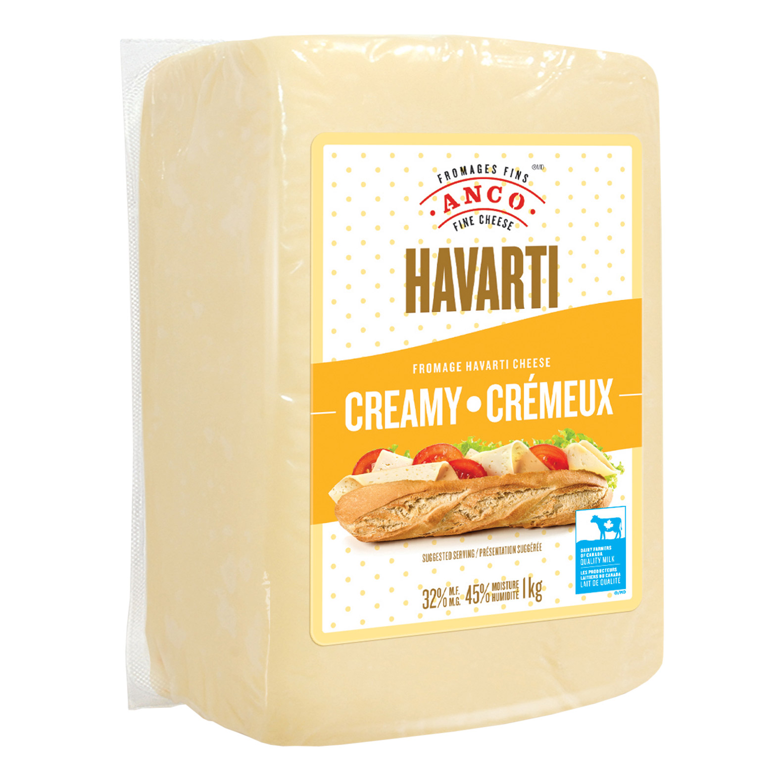 Anco Creamy Havarti, 1 kg