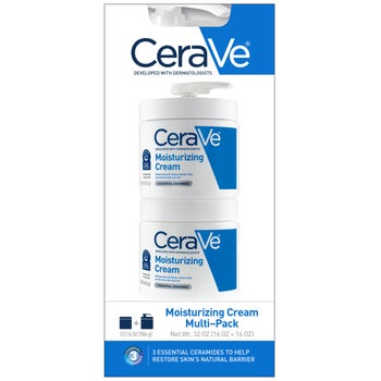 CeraVe Moisturizing Cream Multi Pack Interchangeable Pump 16 Oz 2 Ct