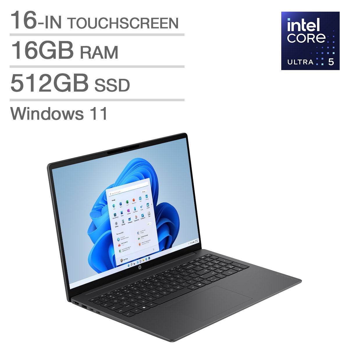 HP 16-in. Omnibook 3 touchscreen laptop