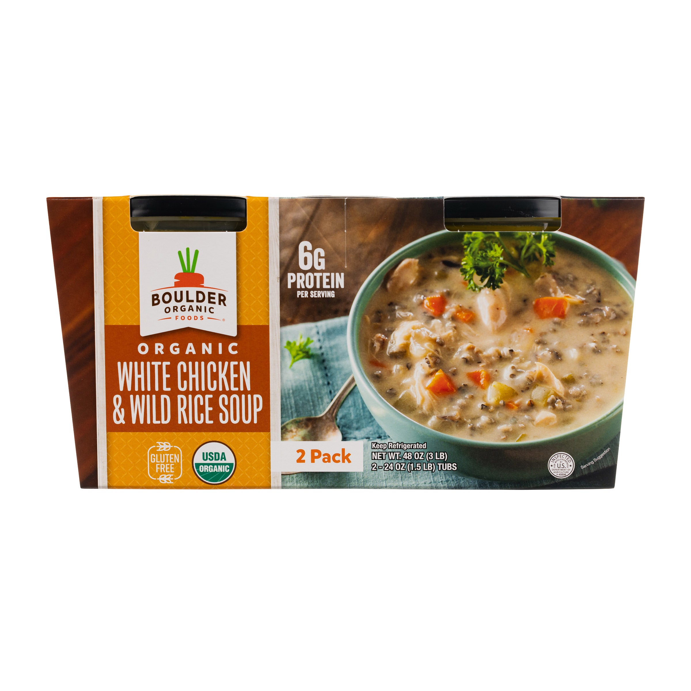 Boulder Organic Foods White Chicken & Wild Rice Soup