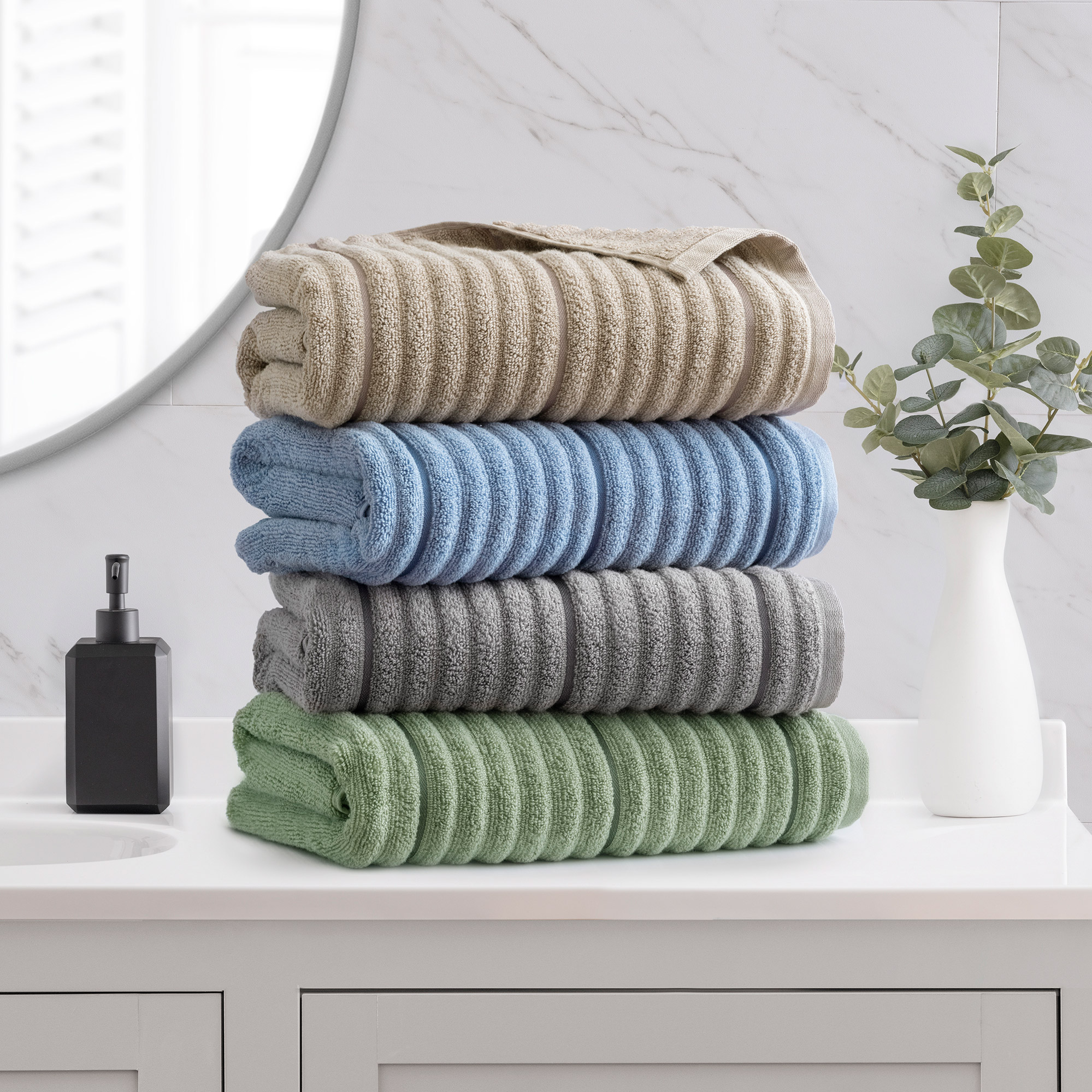 WelHome Bumpy Rib Bath Towel, 2-pack | Costco