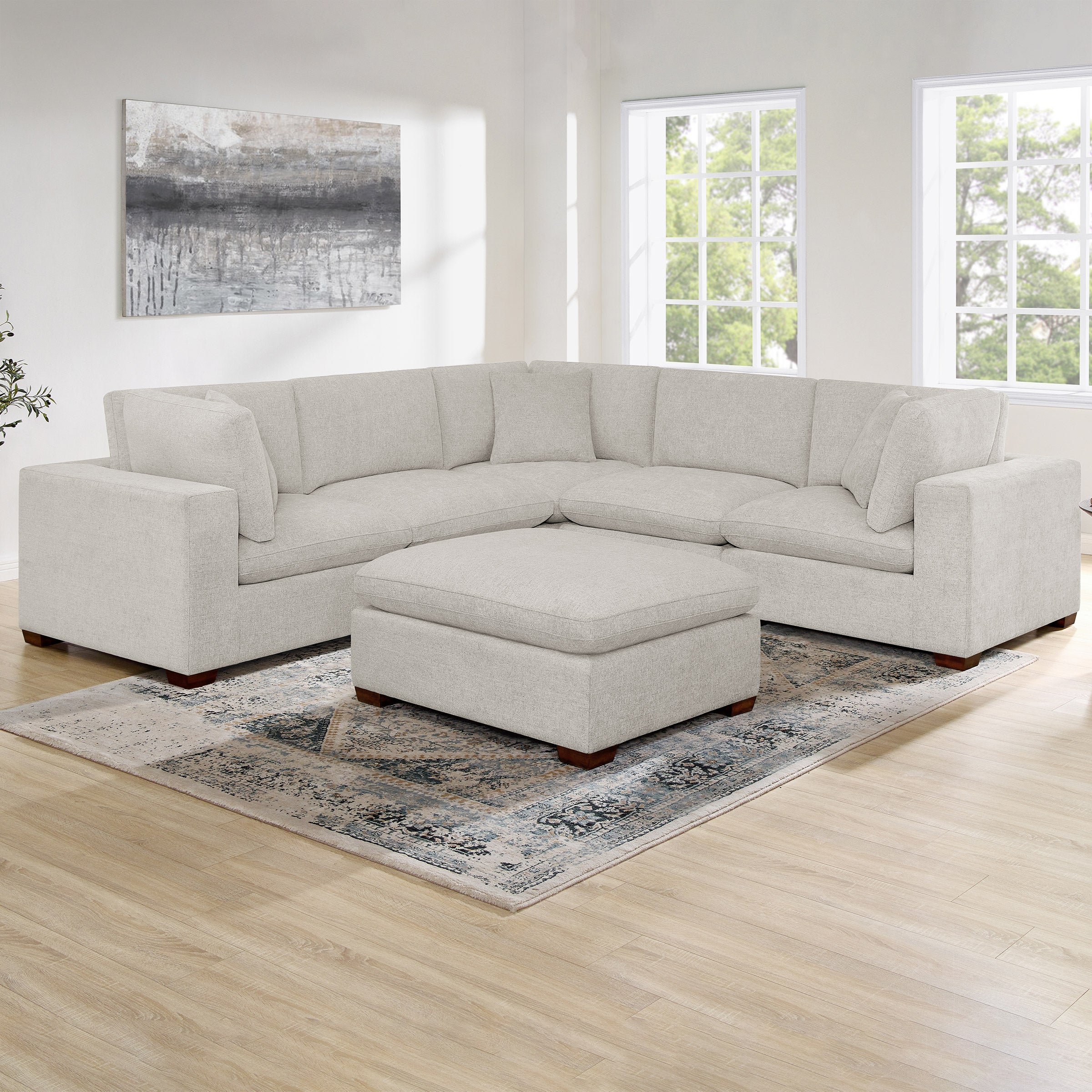 Thomasville Lowell 6-piece Modular Sectional