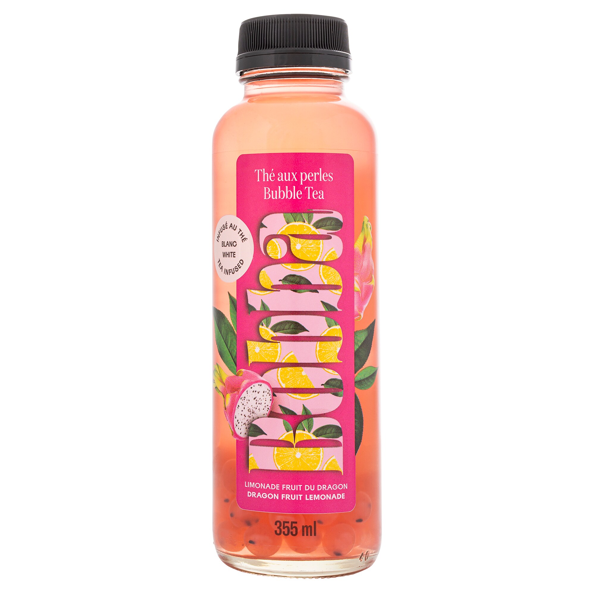 Bobba Dragon Fruit Lemonade Bubble Tea, 8 x 355 mL