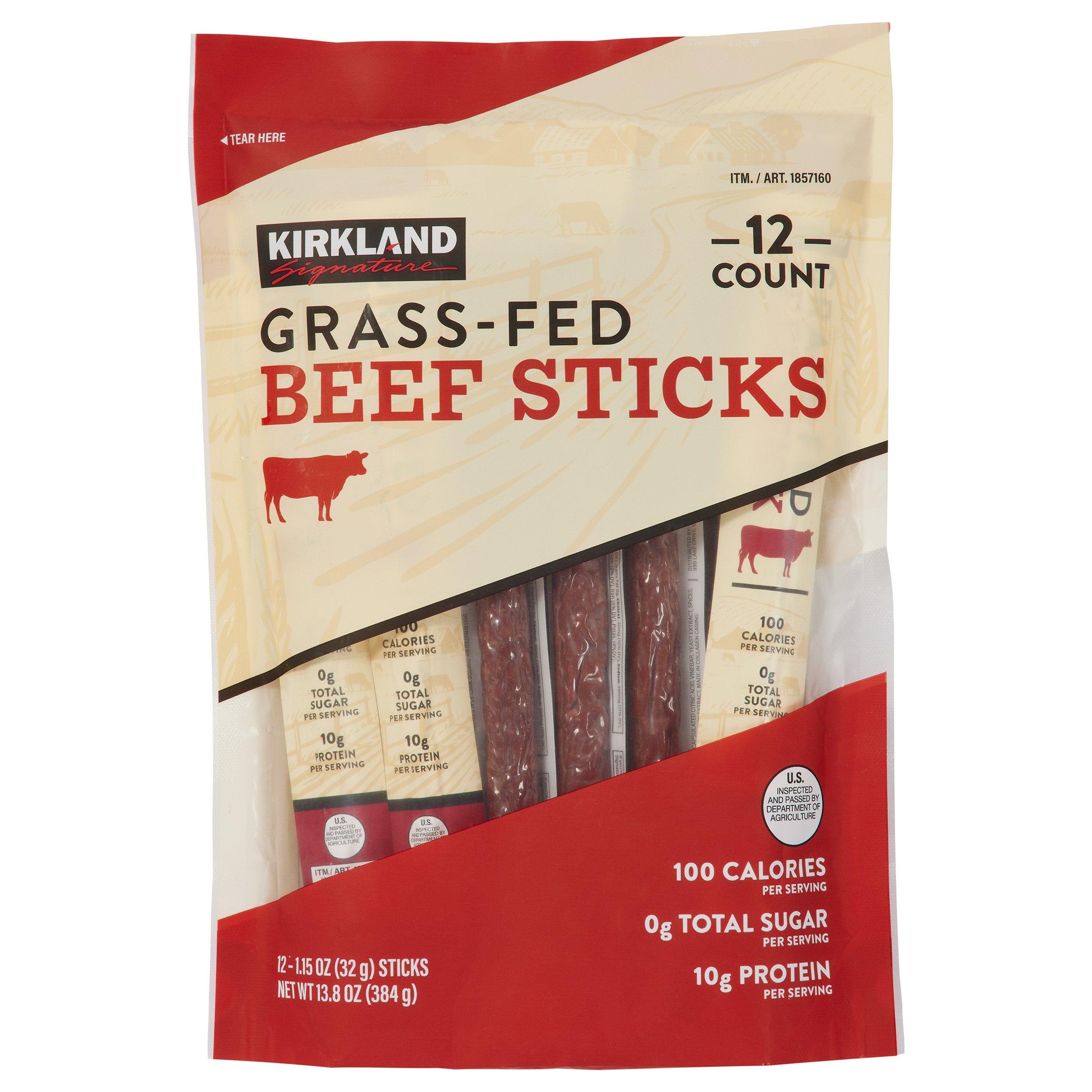 Kirkland Signature Grass-Fed Beef Sticks