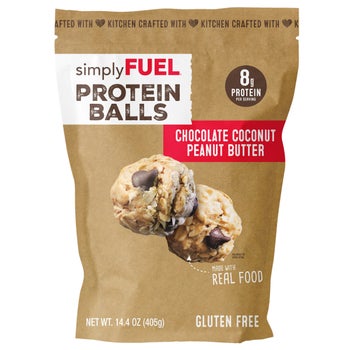 Simply Fuel Chocolate Coconut Peanut Butter Protein Balls
