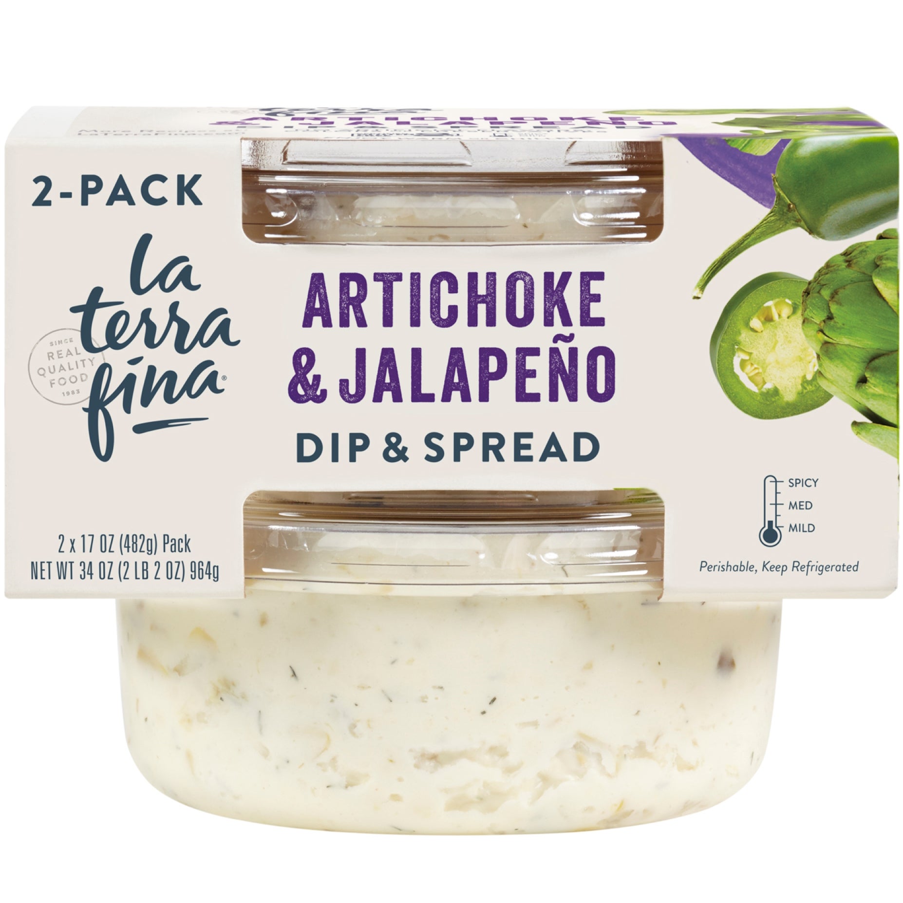 costco chewing tobacco La Terra Fina Artichoke & Jalapeno Dip & Spread, Mild, 17 oz, 2 ct