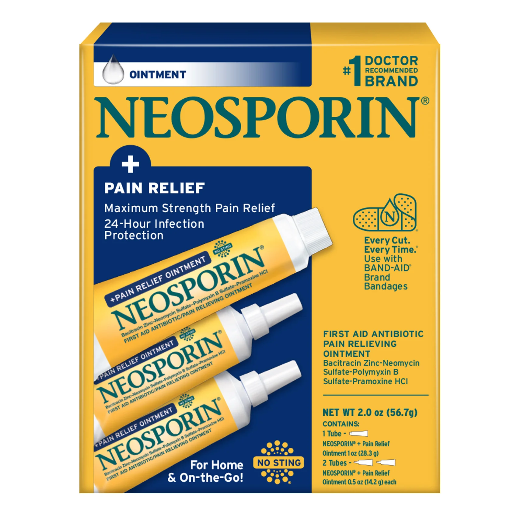NEOSPORIN + Pain Relief Antibiotics Ointment